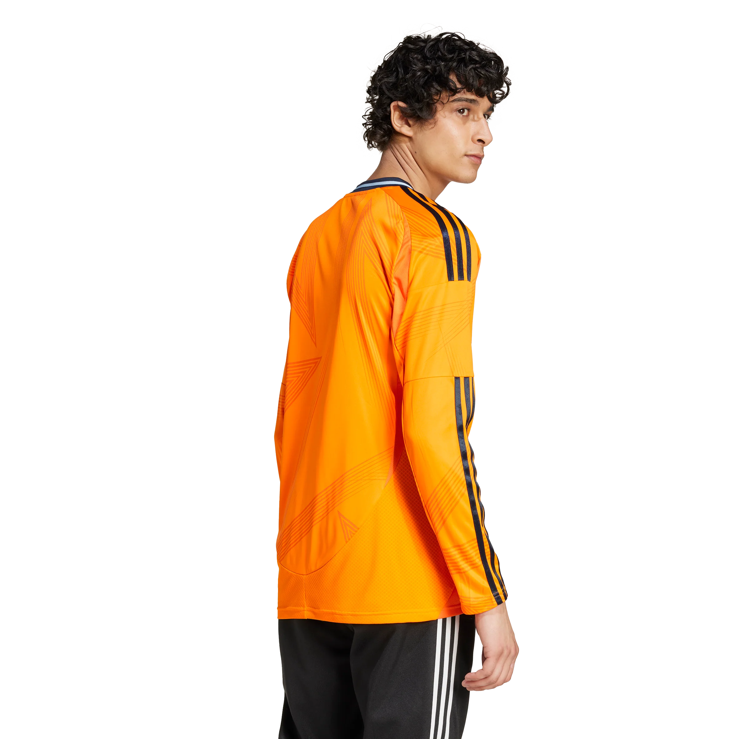 adidas Real Madrid 2024-25 Men's Long Sleeve Away Stadium Jersey - Image 4