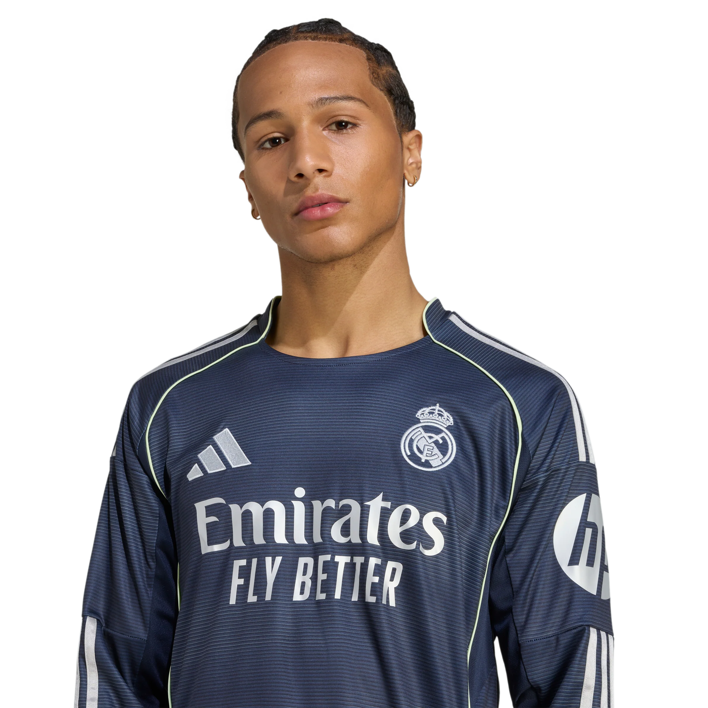 adidas Real Madrid 2025-26 Men's Away Long Sleeve Stadium Jersey - Image 4