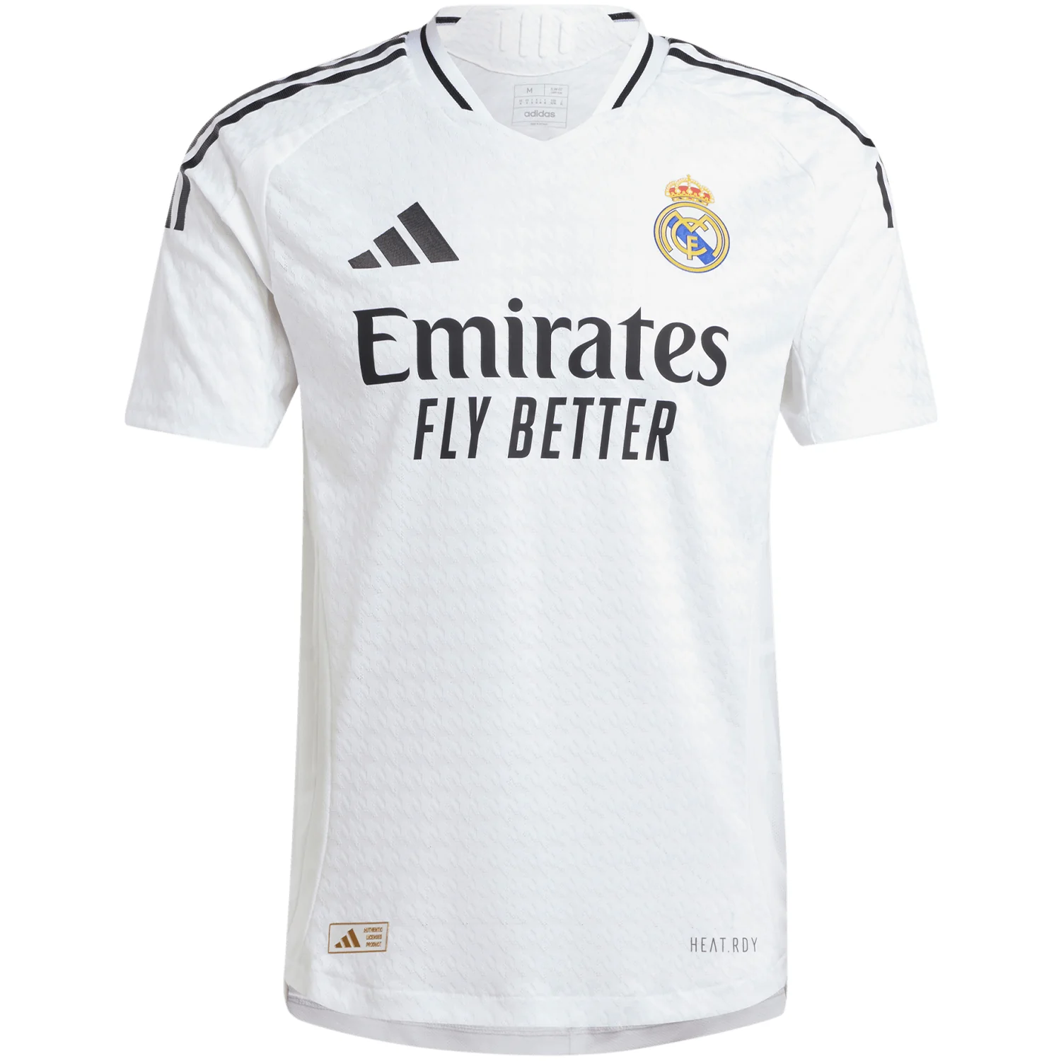 adidas Real Madrid 2024-25 Men's Home Authentic Match Jersey