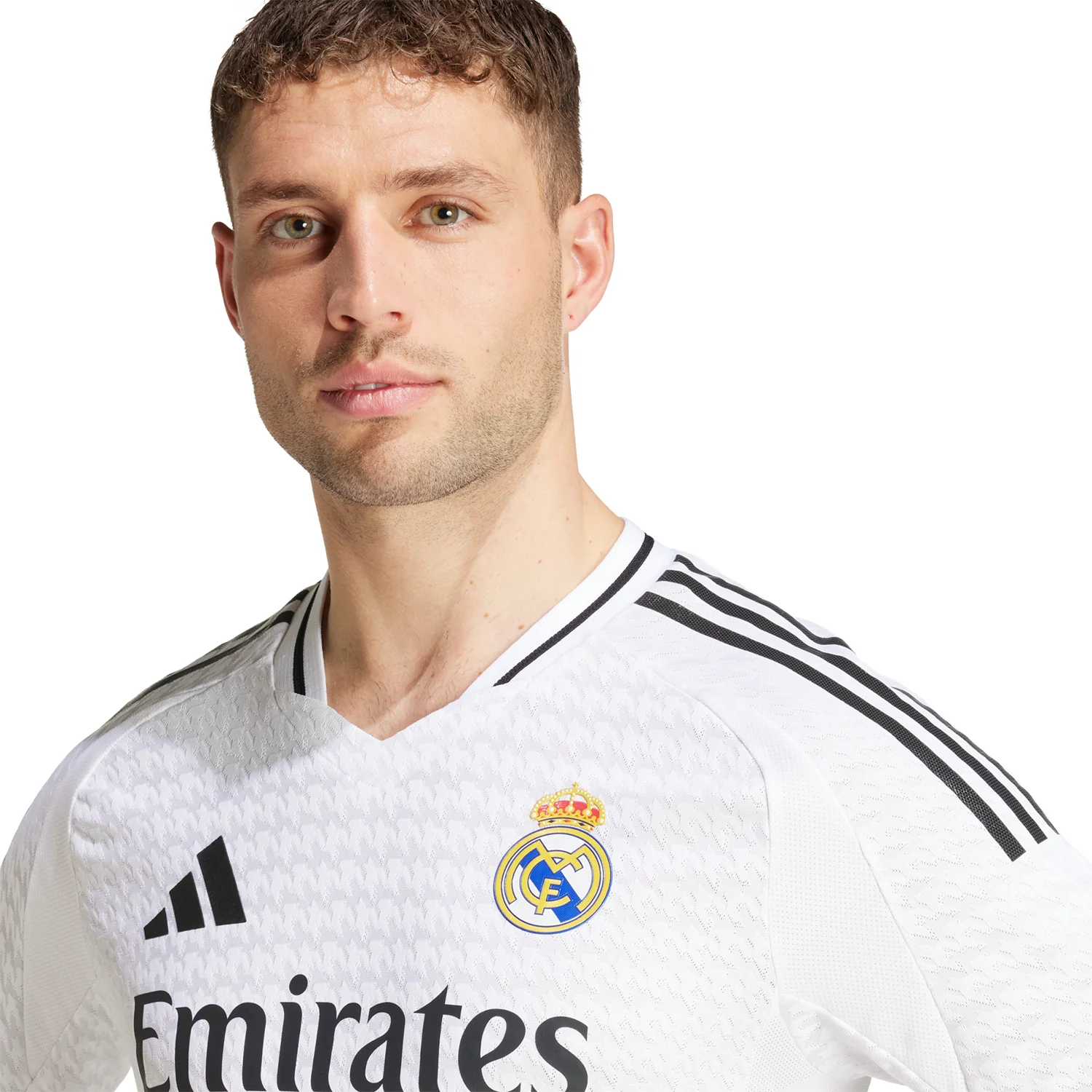 adidas Real Madrid 2024-25 Men's Home Authentic Match Jersey - Image 3