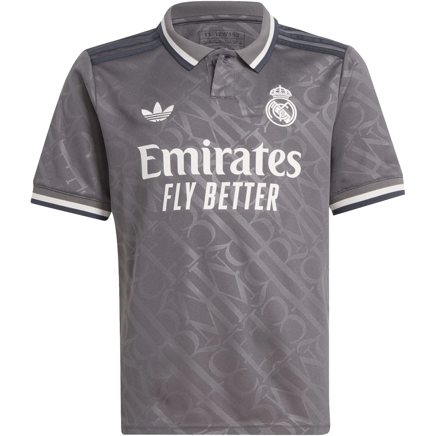 adidas Real Madrid 2024-25 Youth 3rd Stadium Jersey