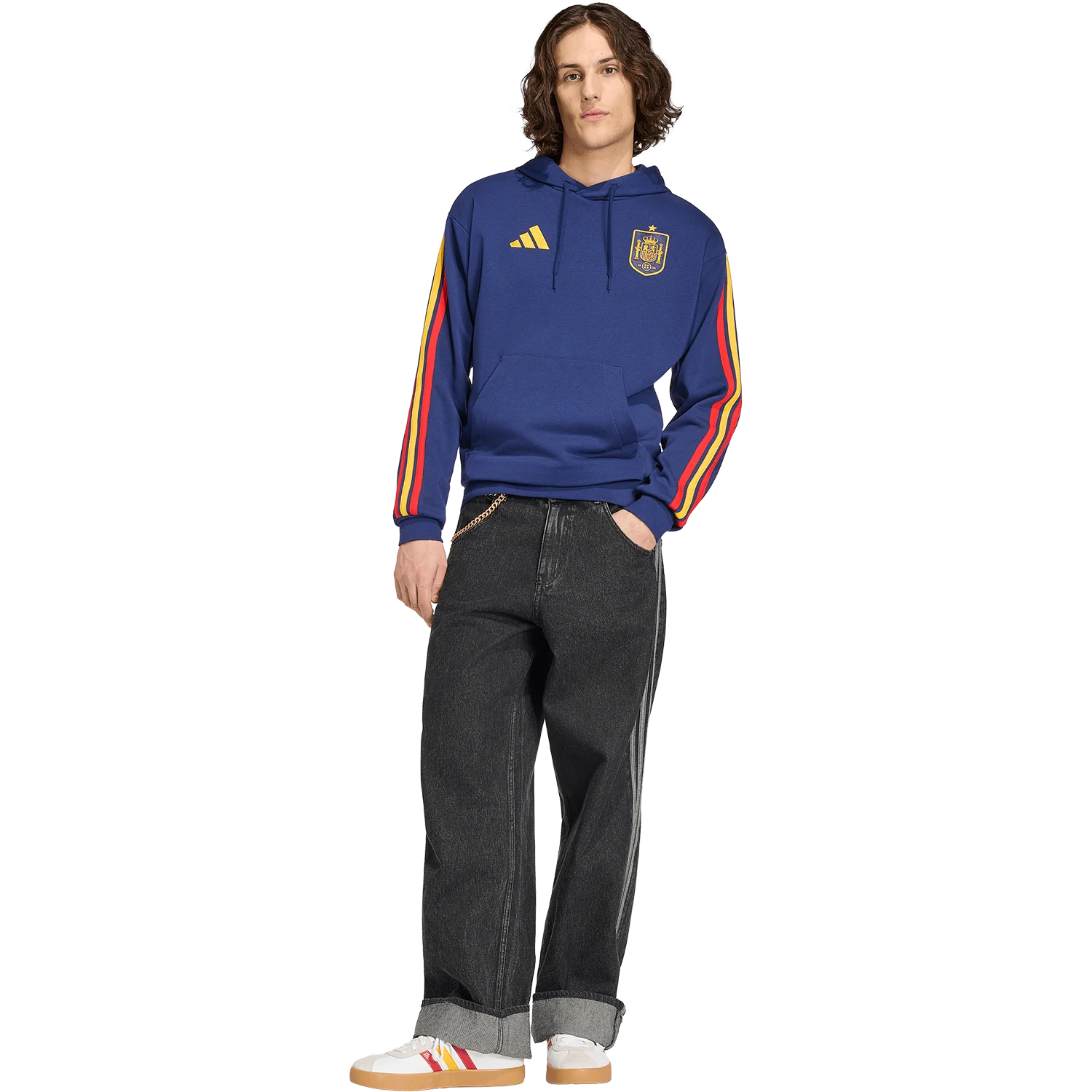 adidas Spain Men’s DNA Hoodie - Image 4