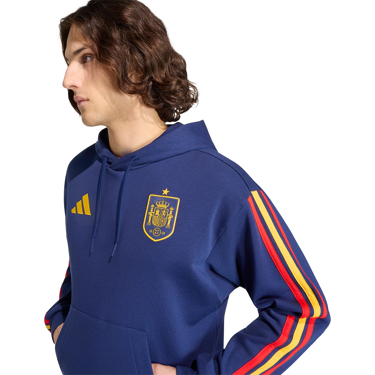 adidas Spain Men’s DNA Hoodie - Image 5