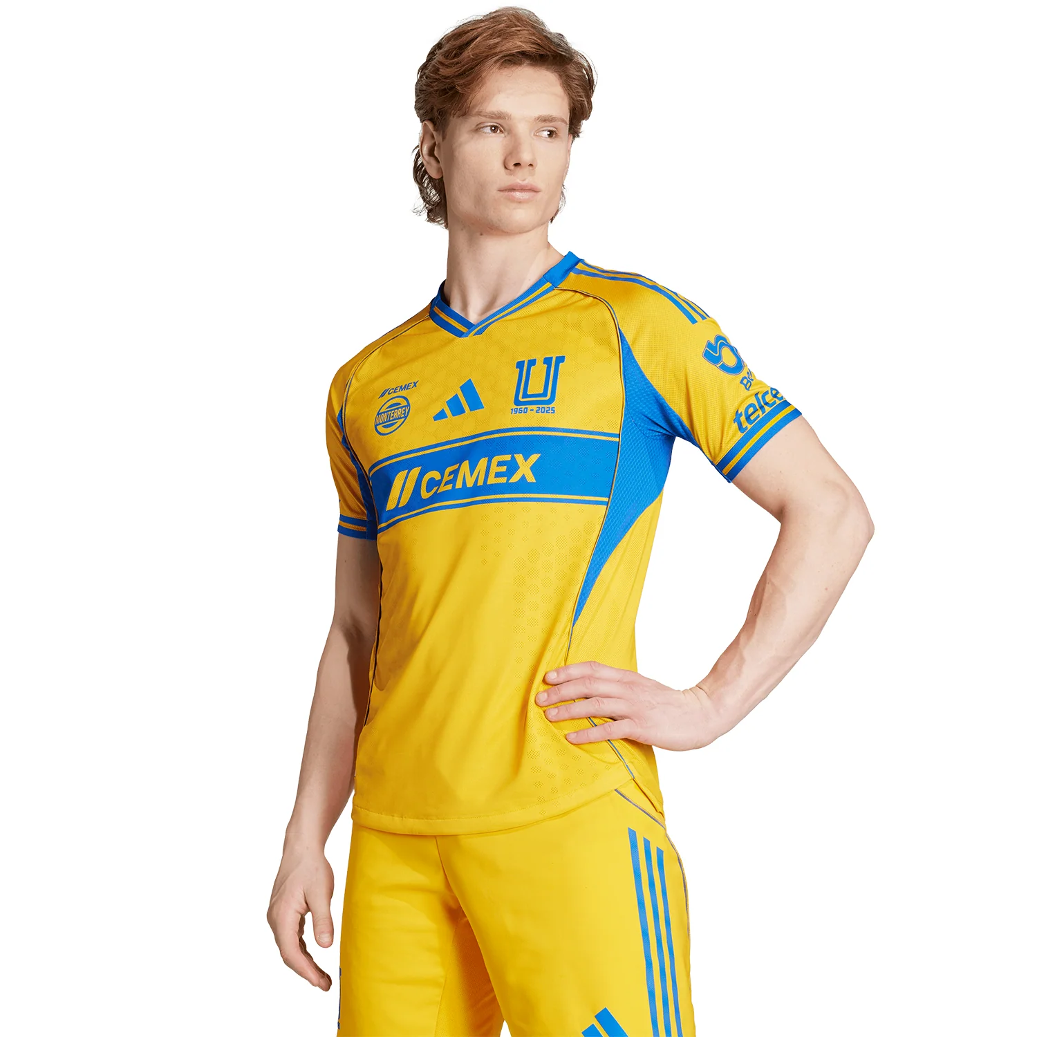 adidas Tigres 2025-26 Men's Home Authentic Match Jersey - Image 3