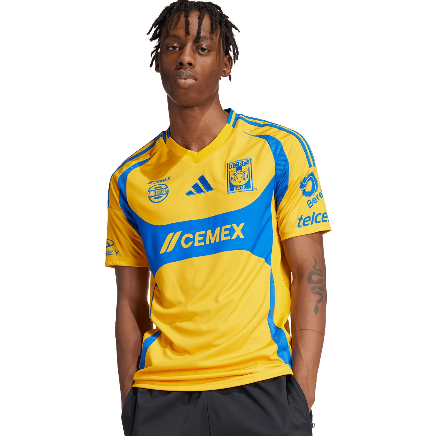 adidas Tigres 2024-25 Men's Home Stadium Jersey - Image 3