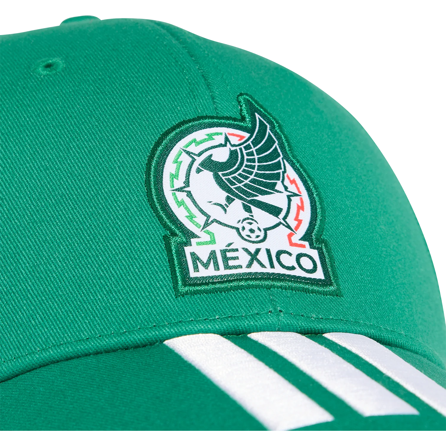 adidas WC26 Mexico 3 Stripe Baseball Cap - Image 3