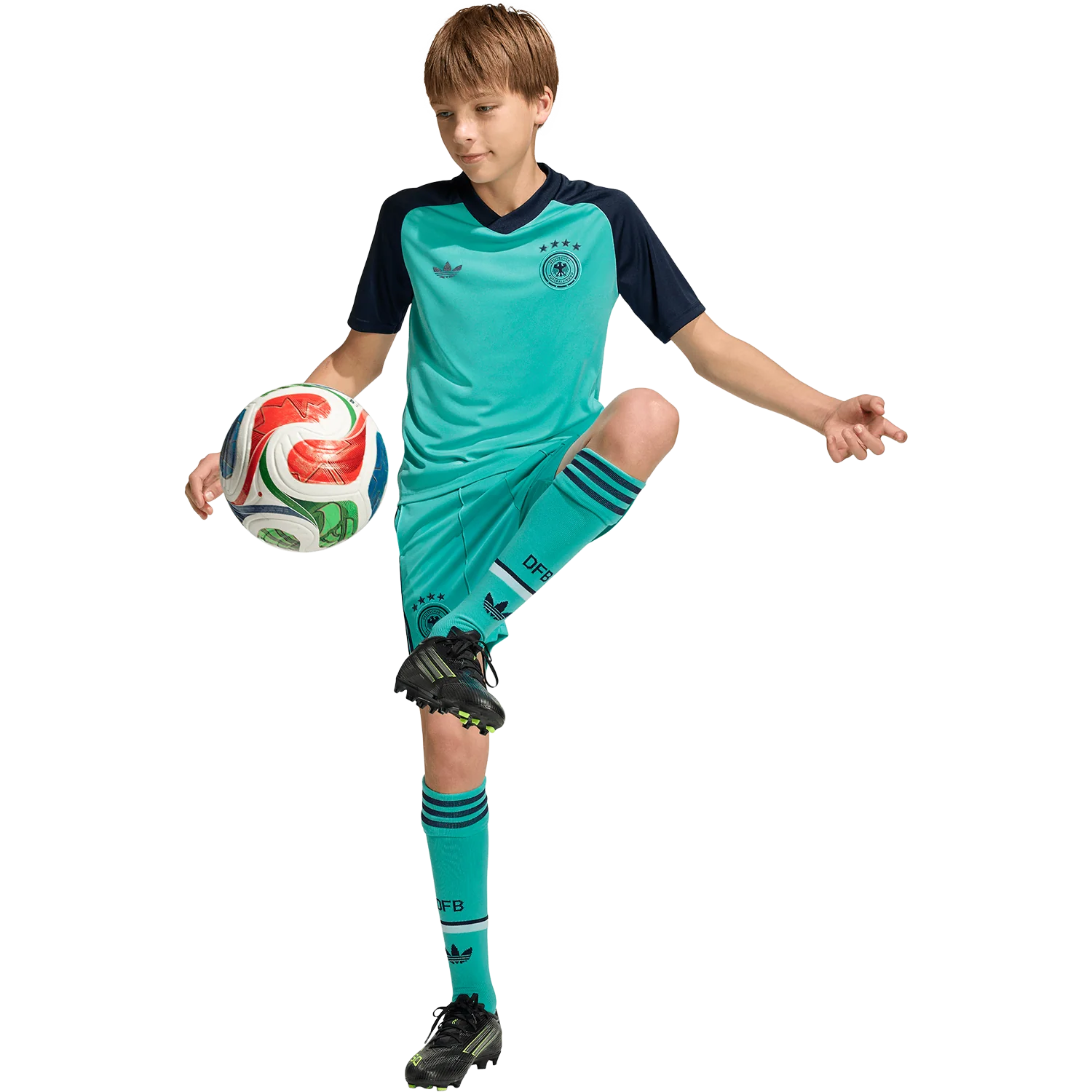adidas Youth Germany Away Pre-Match Jersey - Image 5
