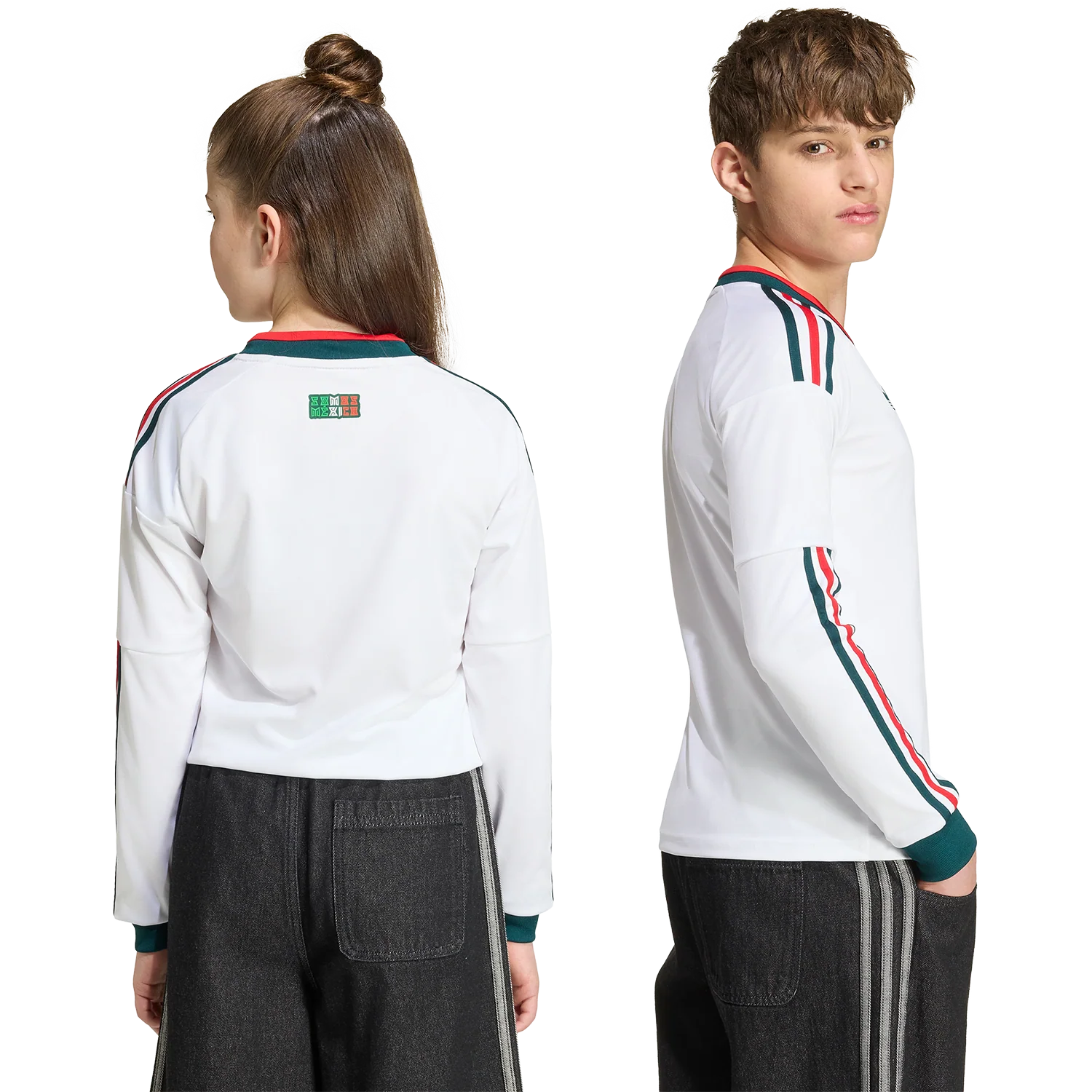 adidas Youth Mexico Away 2026 Stadium Long Sleeve Jersey - Image 6