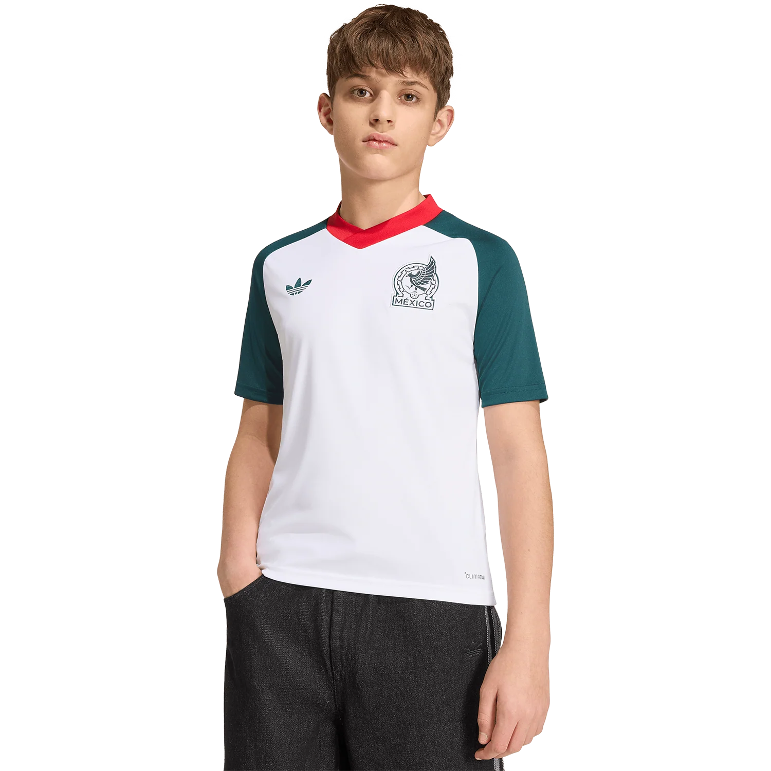 adidas Youth Mexico Away Pre-Match Jersey - Image 3
