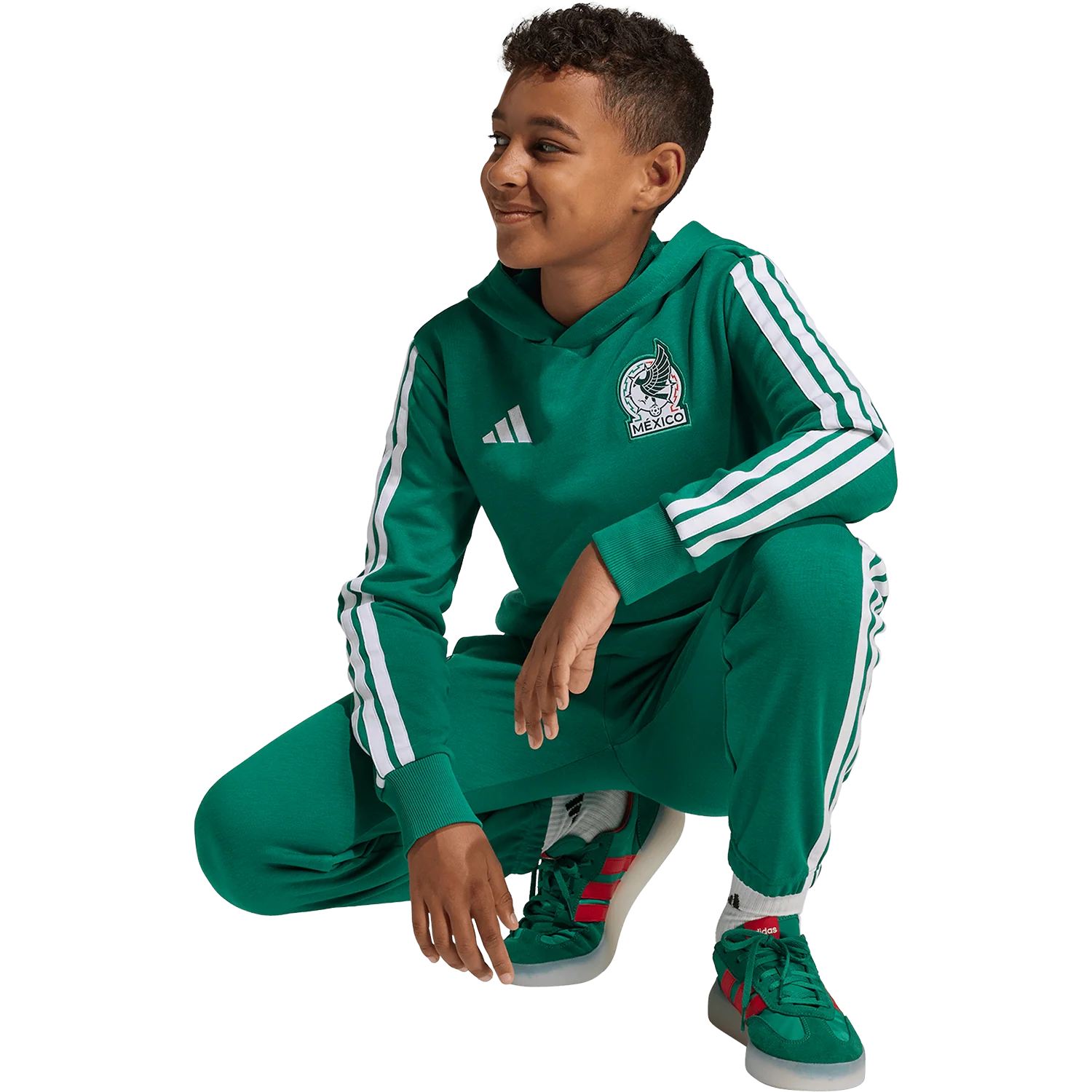 adidas Mexico Youth DNA Hoodie - Image 4