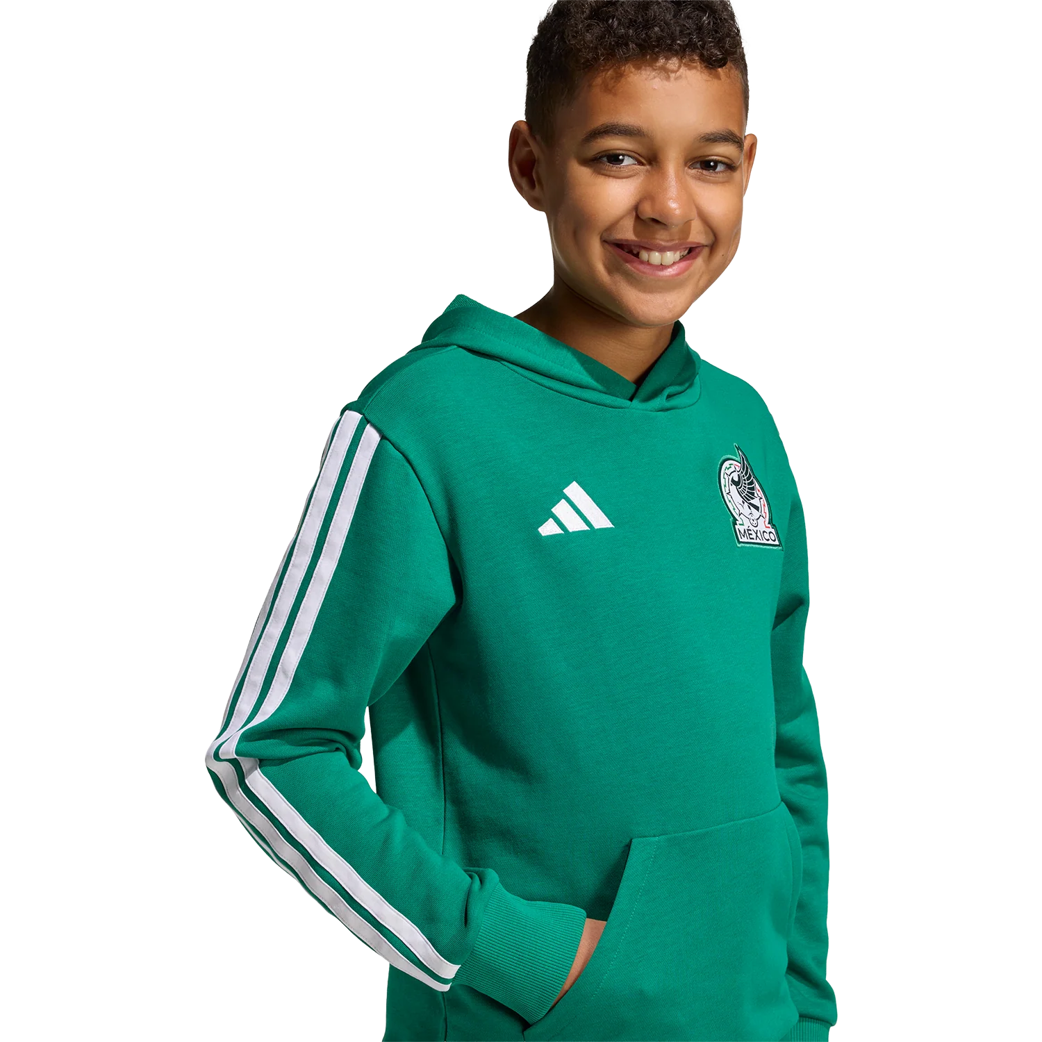 adidas Mexico Youth DNA Hoodie - Image 5