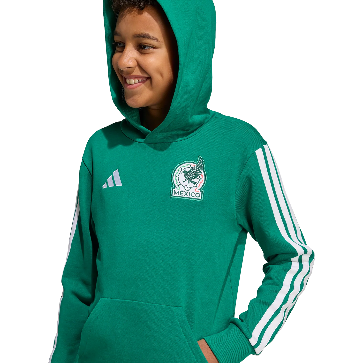 adidas Mexico Youth DNA Hoodie - Image 6