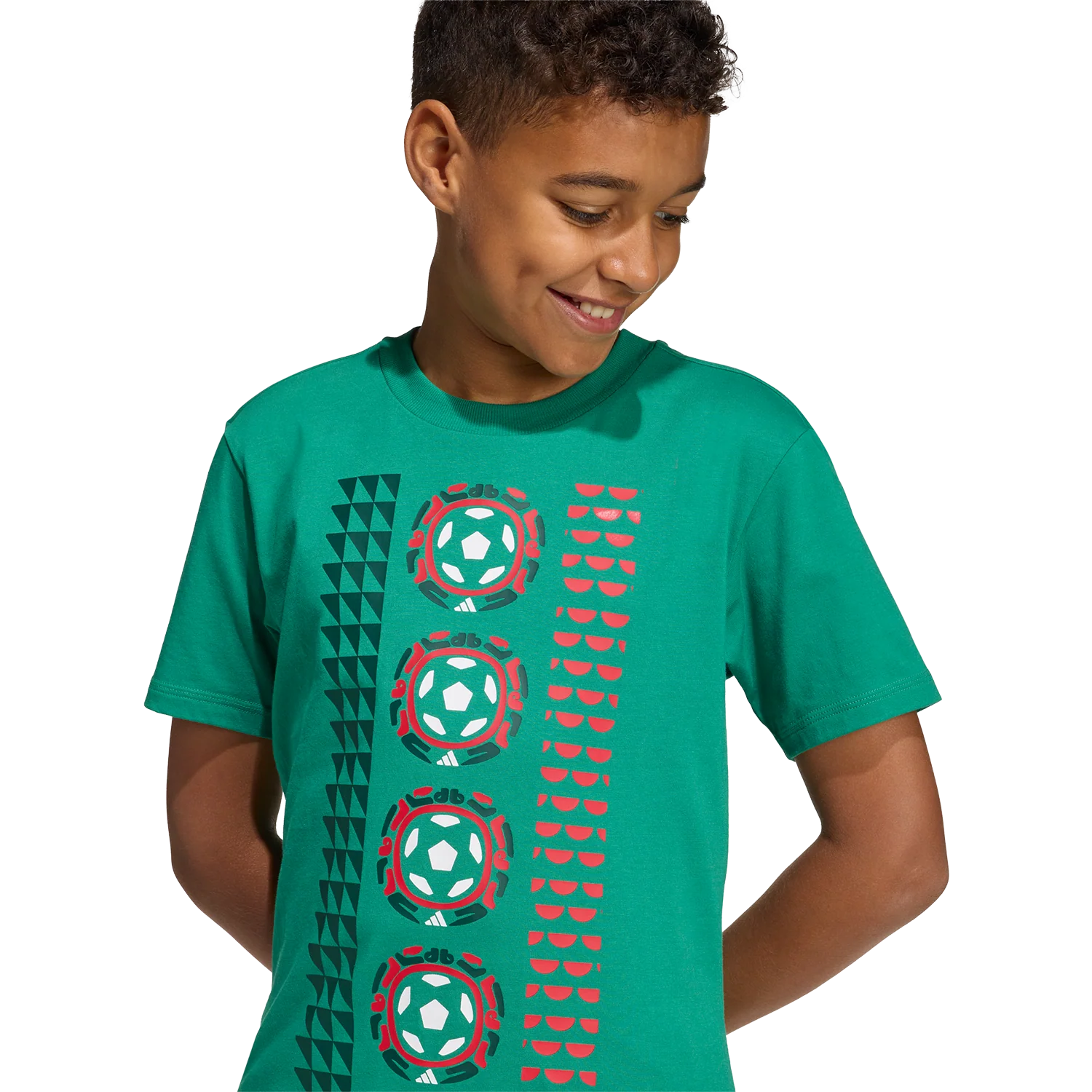 adidas Mexico Youth Home Tee - Image 5