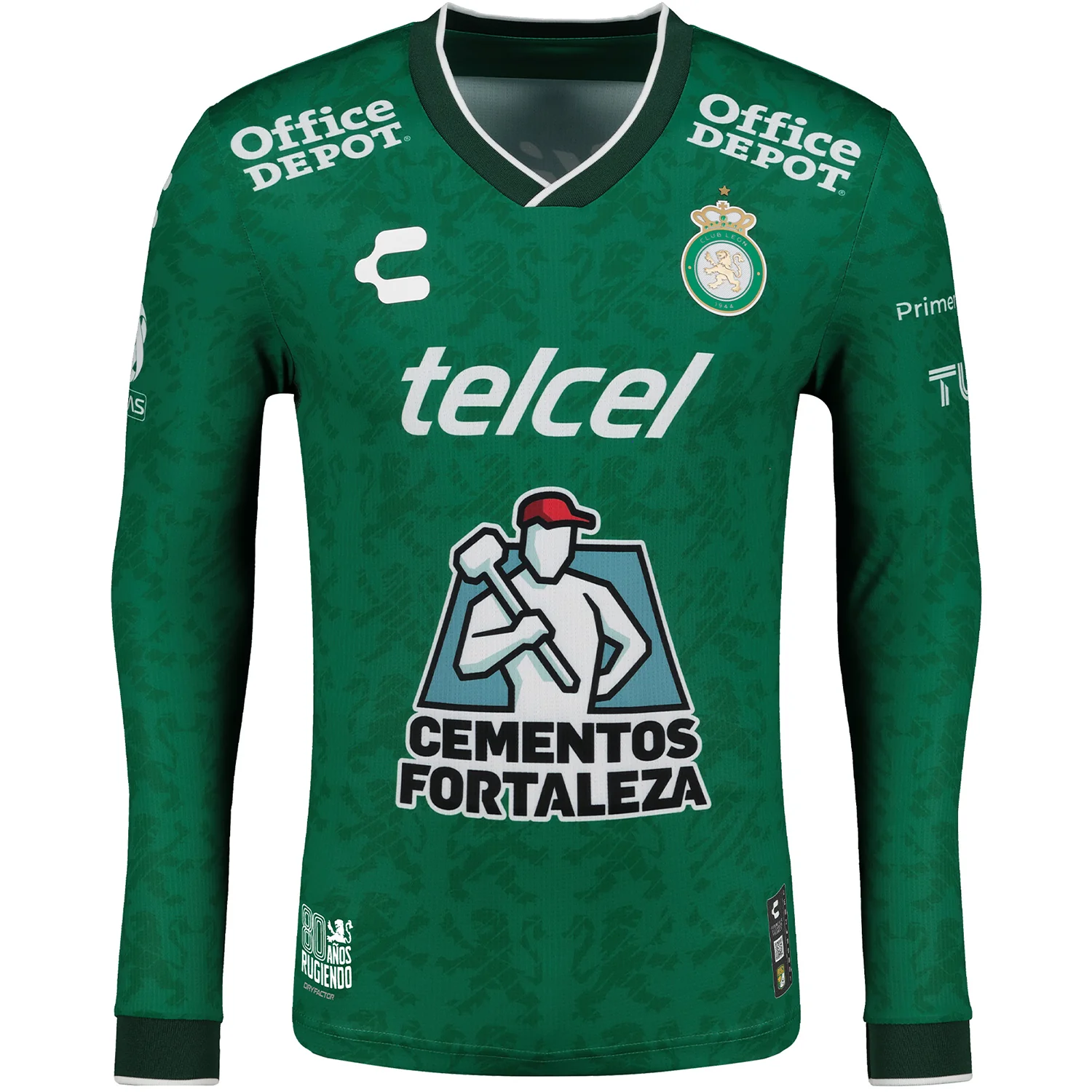 Charly Club León 2024-25 Men's Long Sleeve Home Stadium Jersey