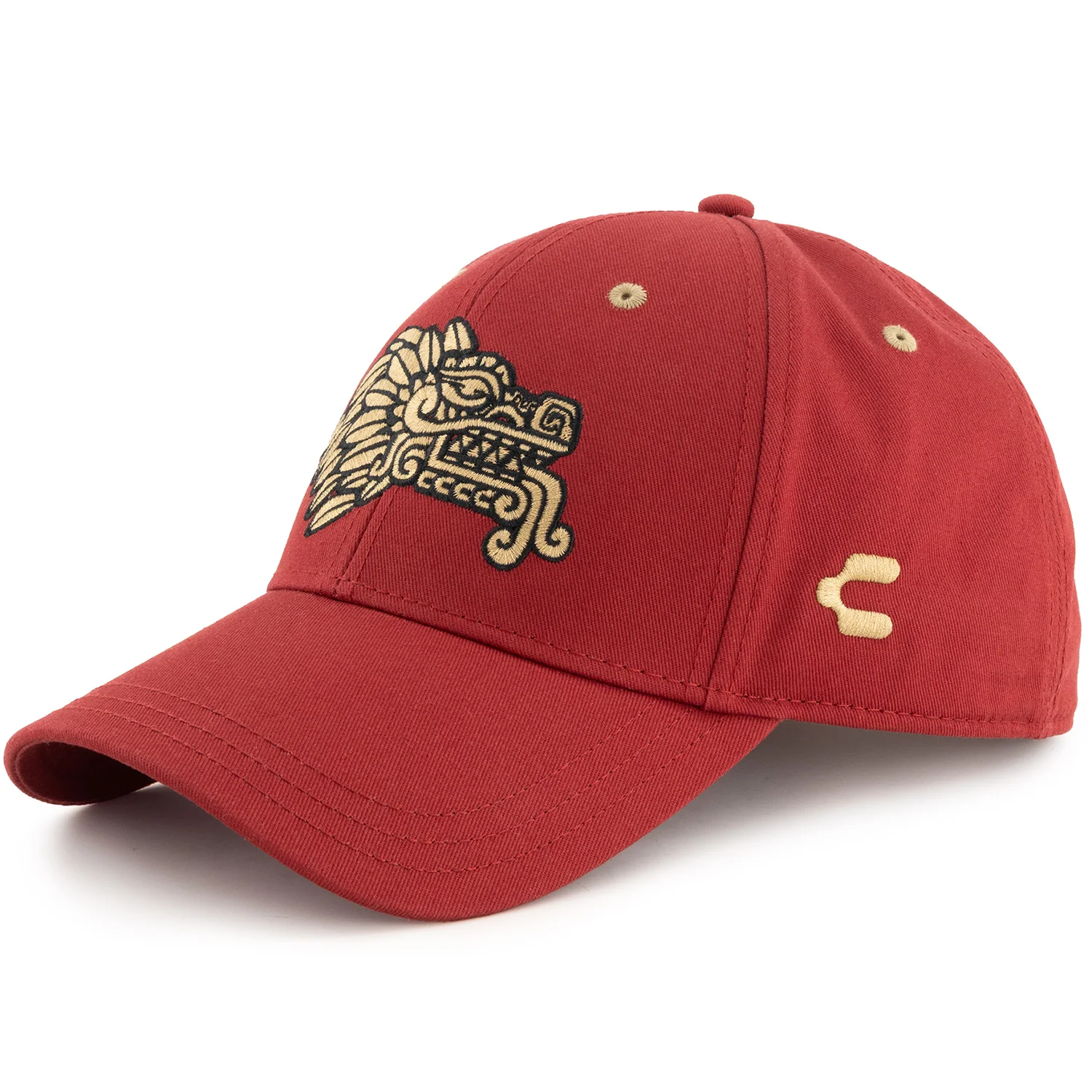 Charly Mexico Heritage Hat - Maroon - Image 3