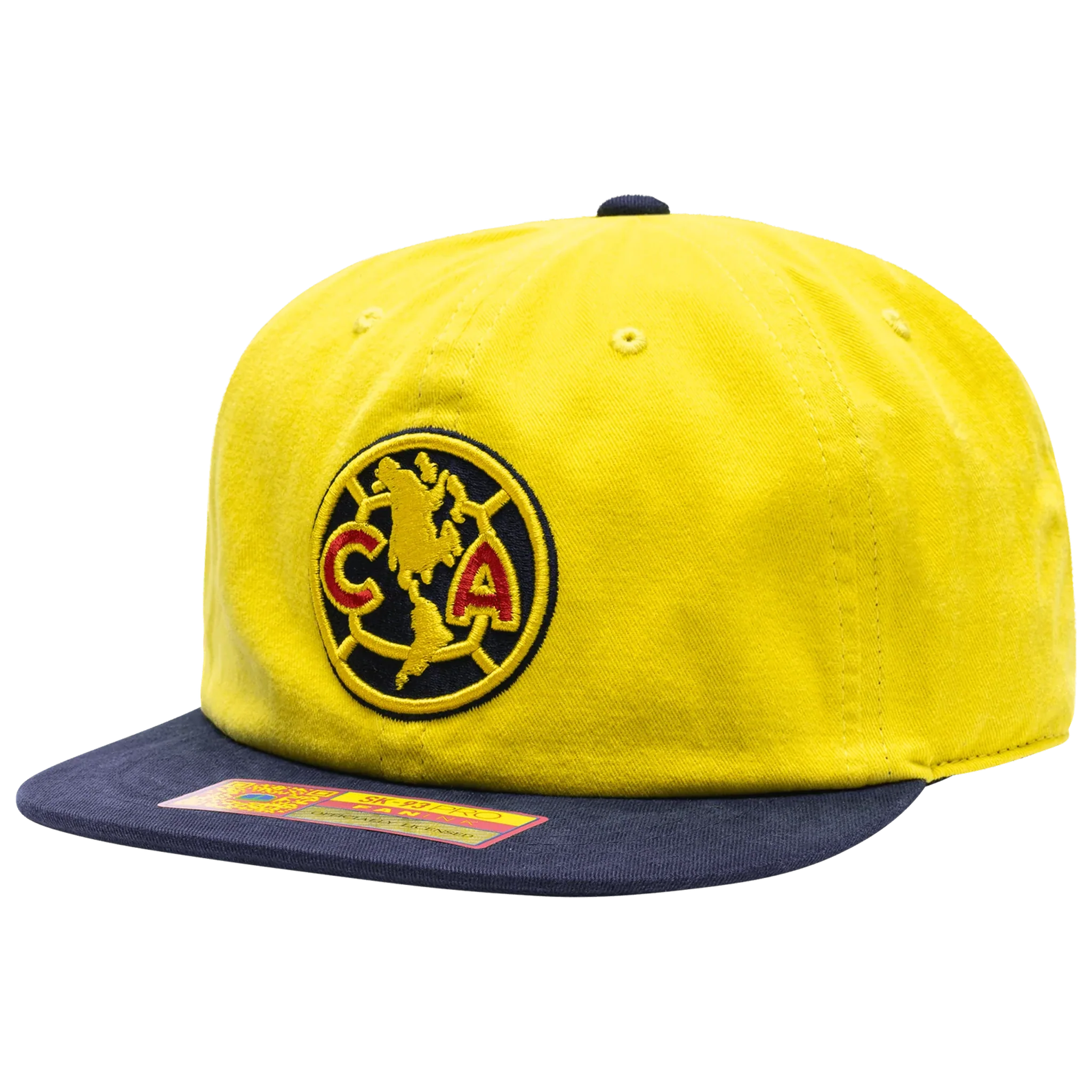 Fan Ink Club America Yellow Swingman Snapback Hat - Image 3