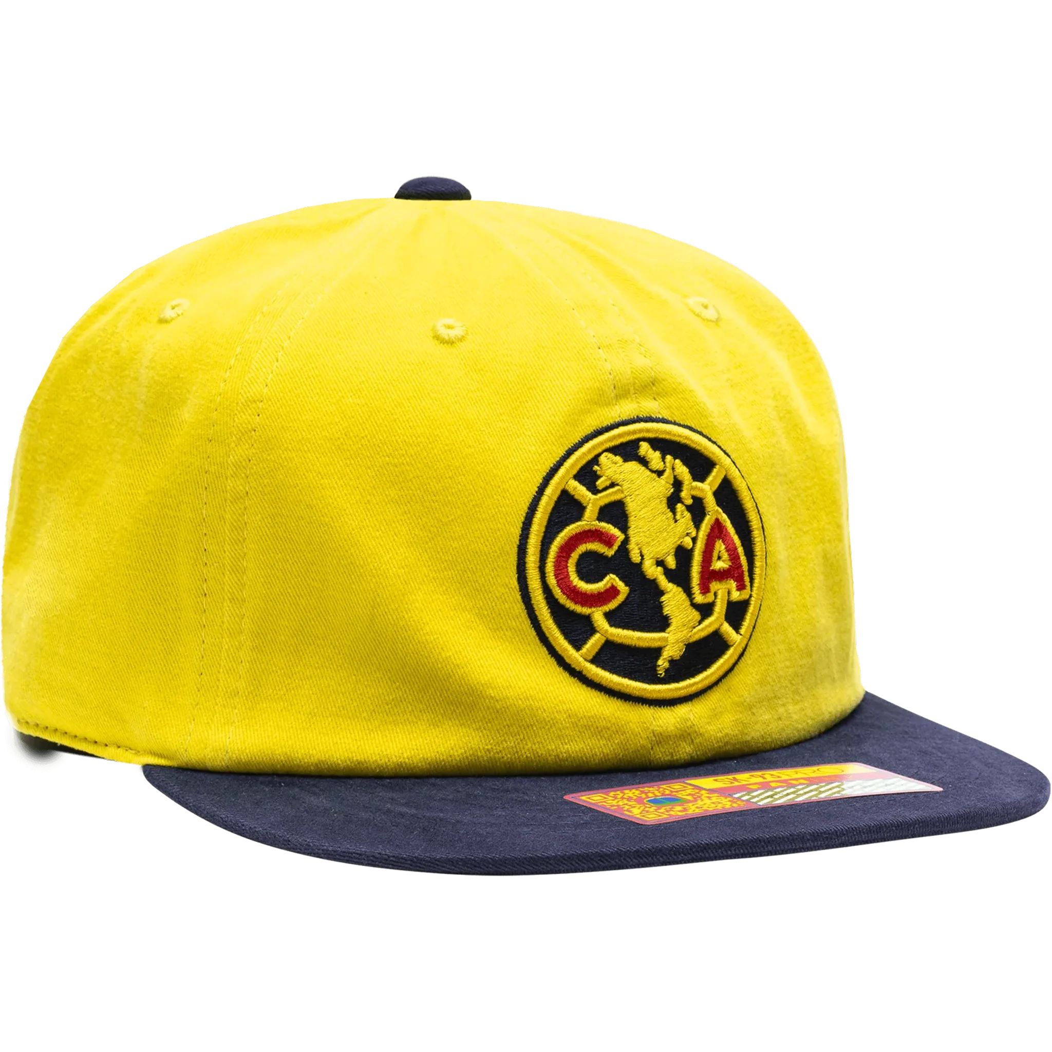 Fan Ink Club America Yellow Swingman Snapback Hat - Image 4