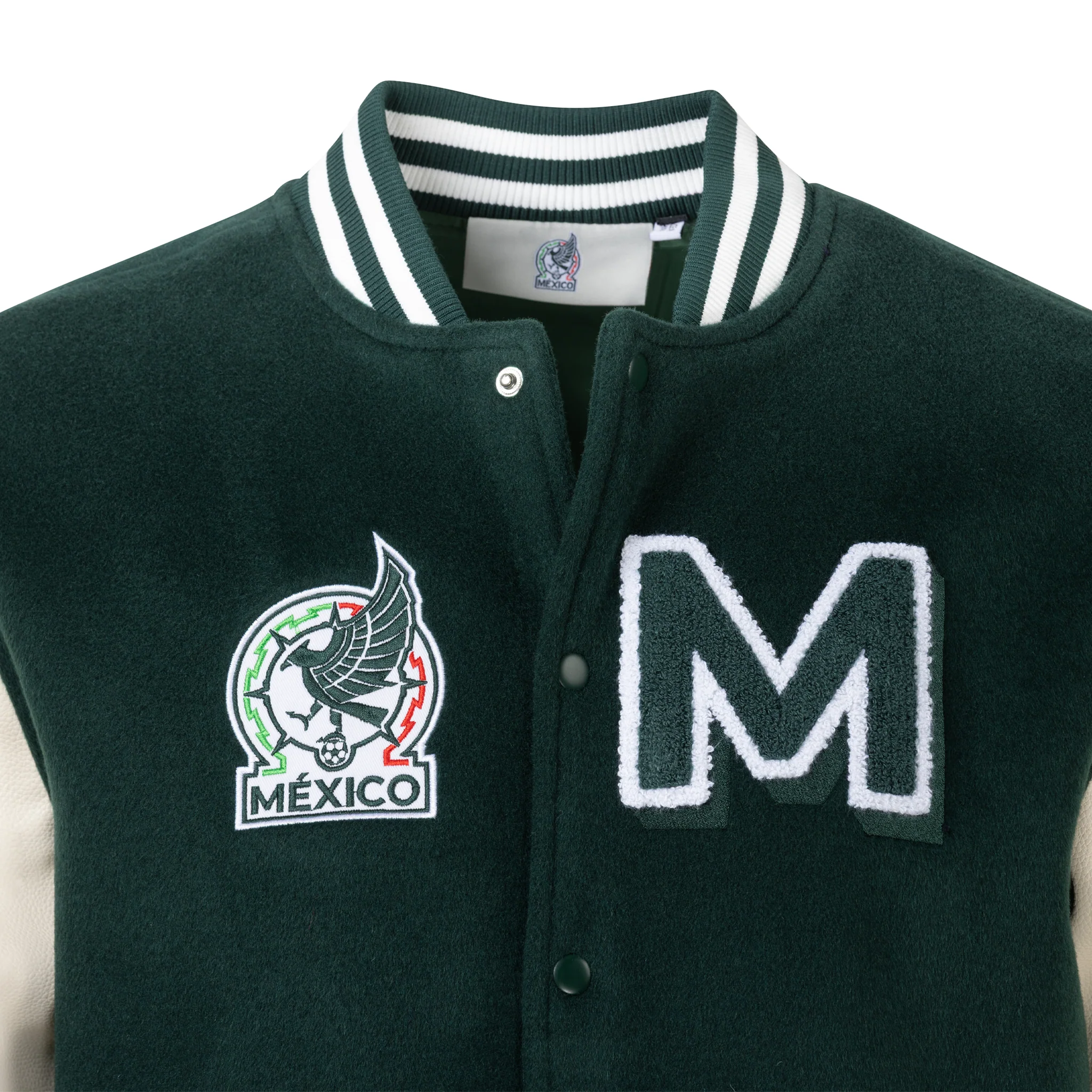 Mexico Men's Varsity Wool Jacket - Image 3