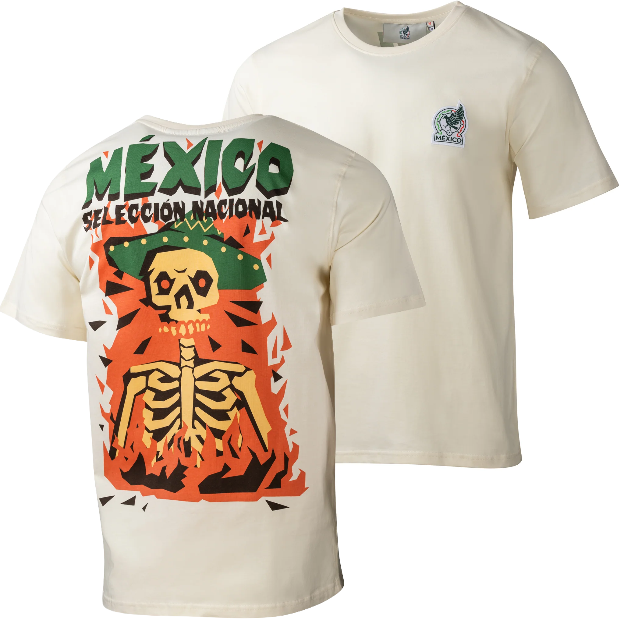Mexico Men's Woven Badge Relaxed Short Sleeve Tee