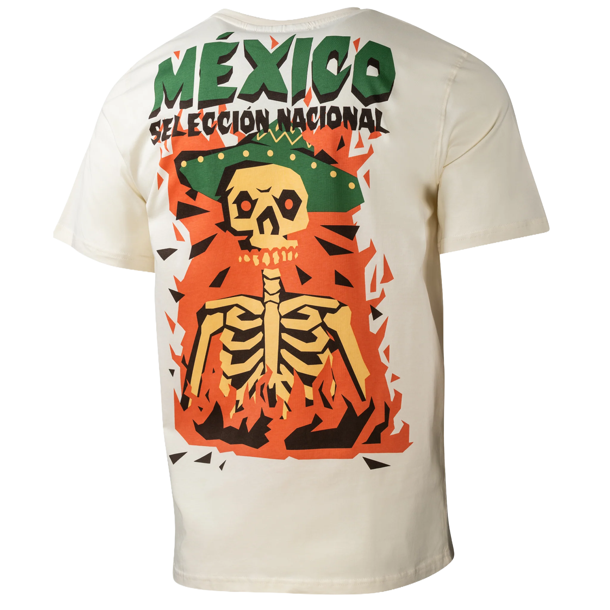 Mexico Men's Woven Badge Relaxed Short Sleeve Tee - Image 2