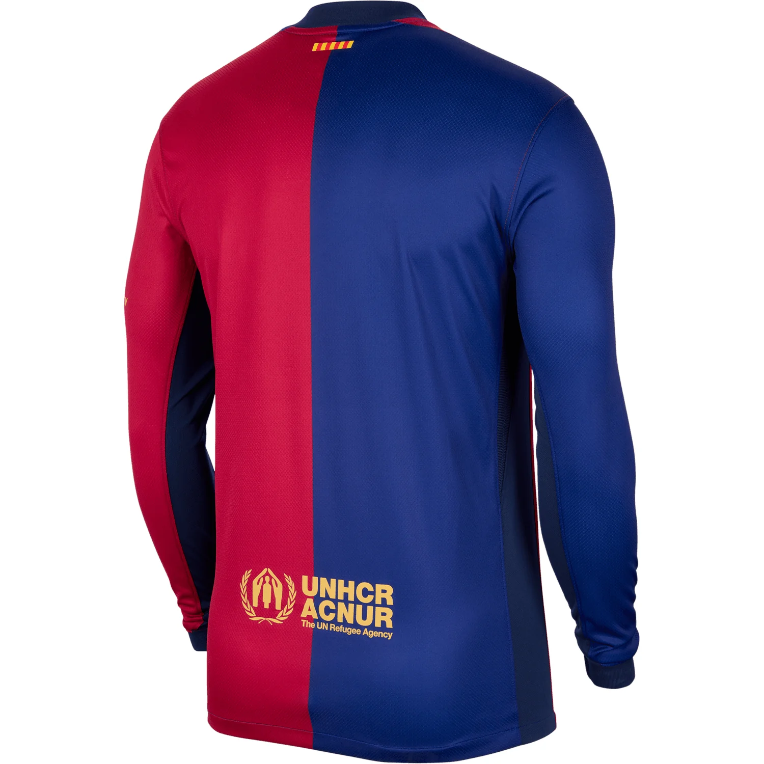 Nike FC Barcelona 2024-25 Men's Long Sleeve Home Stadium Jersey - Image 4