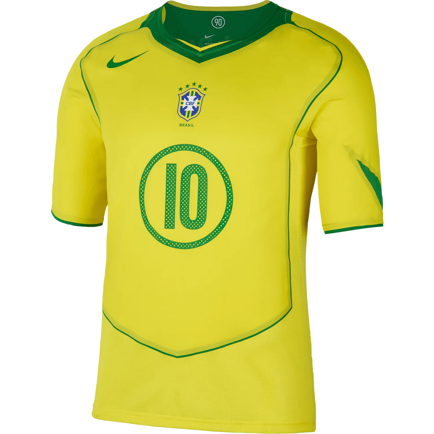 Nike Brazil 2004 Men's Reissue Ronaldinho Jersey
