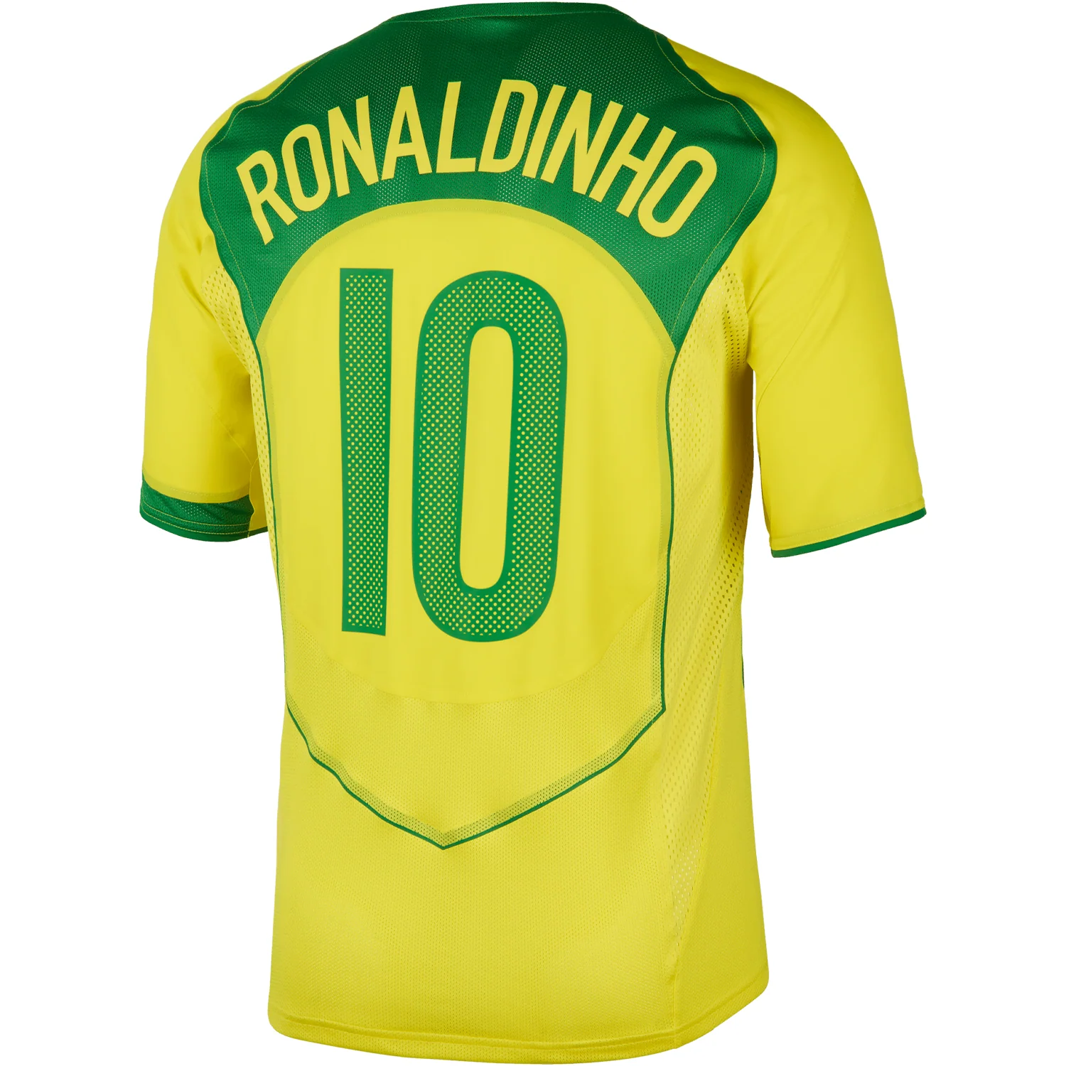 Nike Brazil 2004 Men's Reissue Ronaldinho Jersey - Image 2