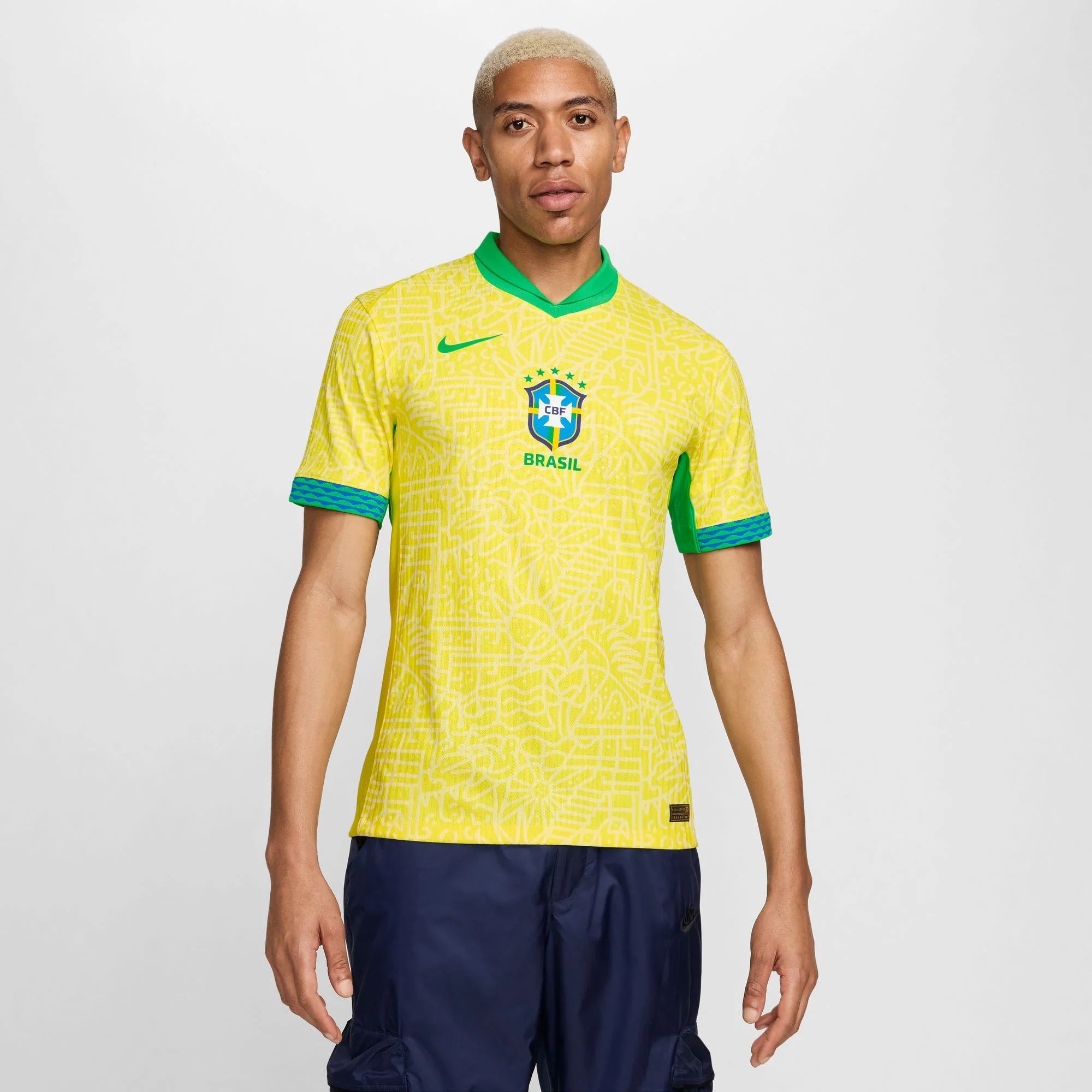Nike Brazil 2024 Men's Home Authentic Match Jersey - Image 2