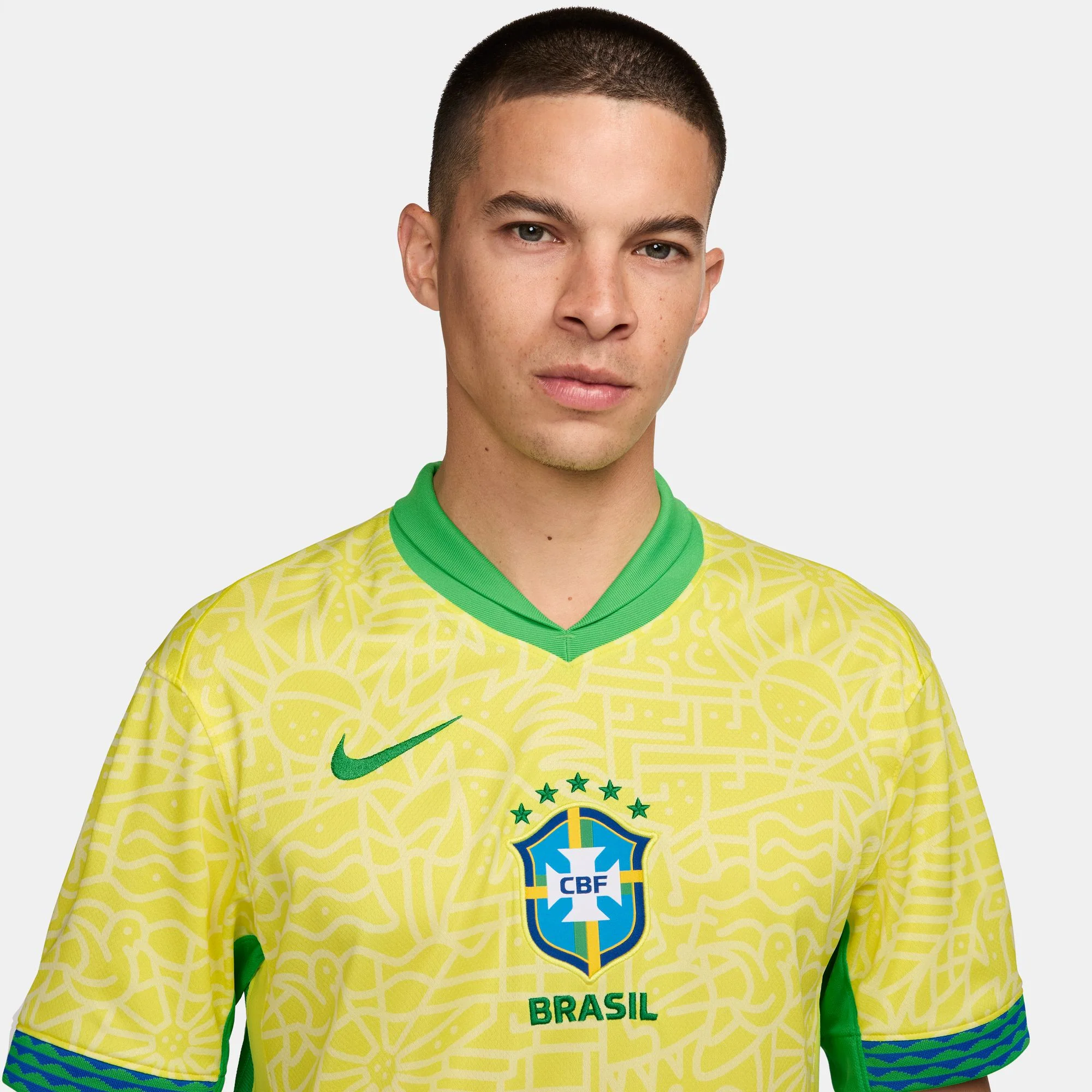 Nike Brazil 2024 Men's Home Stadium Jersey - Image 5