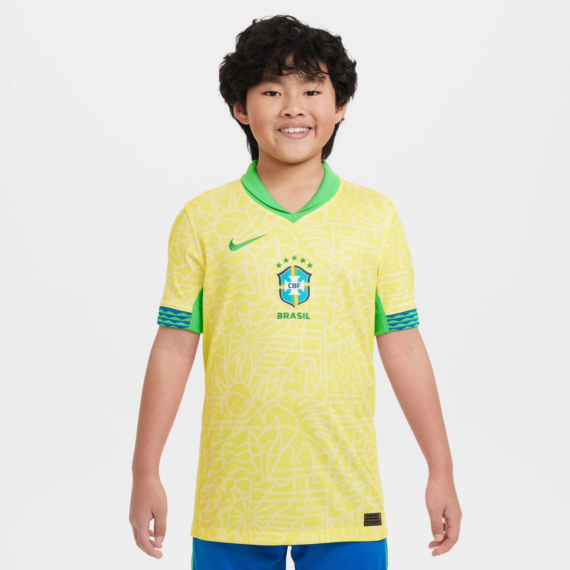 Nike Brazil 2024 Youth Home Stadium Jersey - Image 3