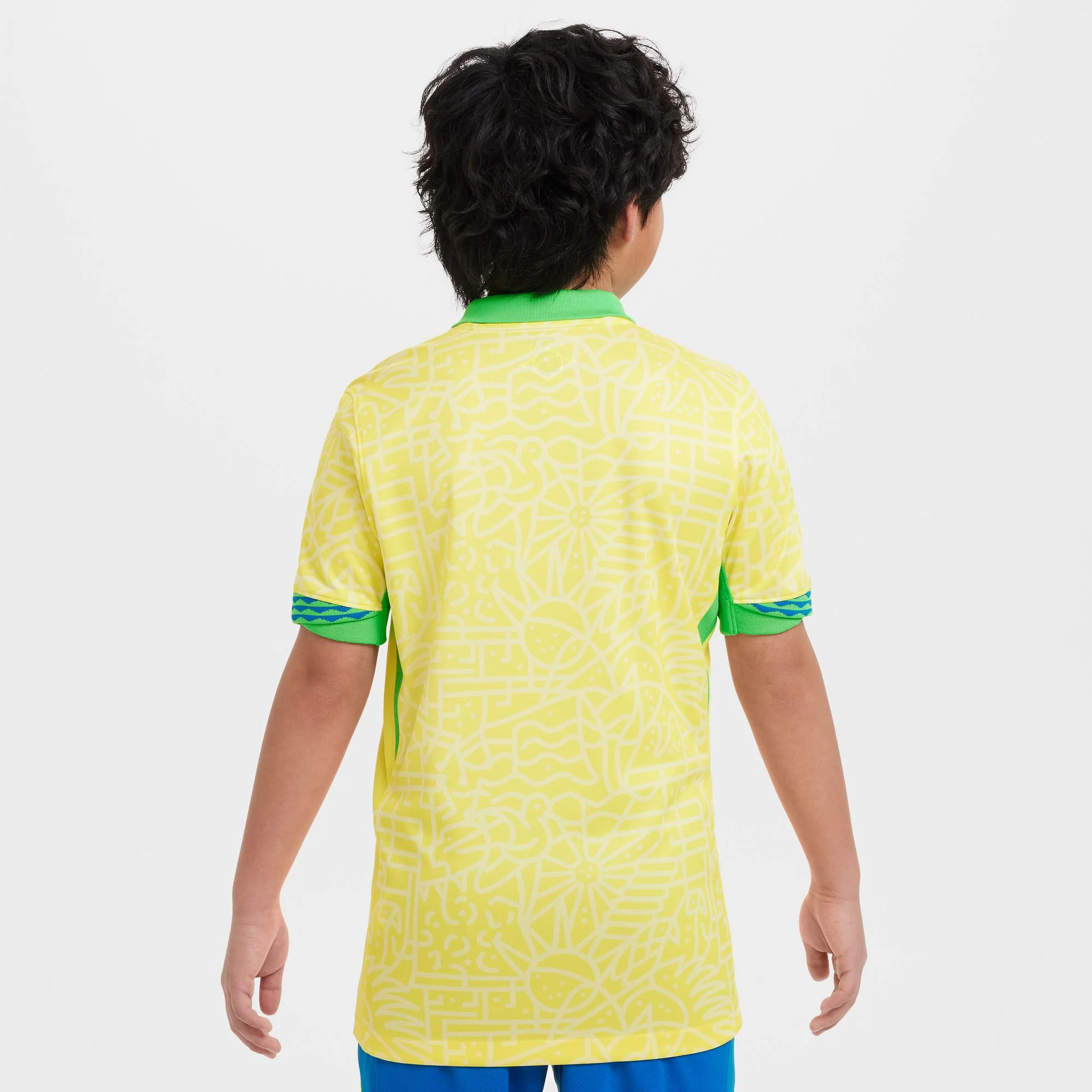 Nike Brazil 2024 Youth Home Stadium Jersey - Image 4