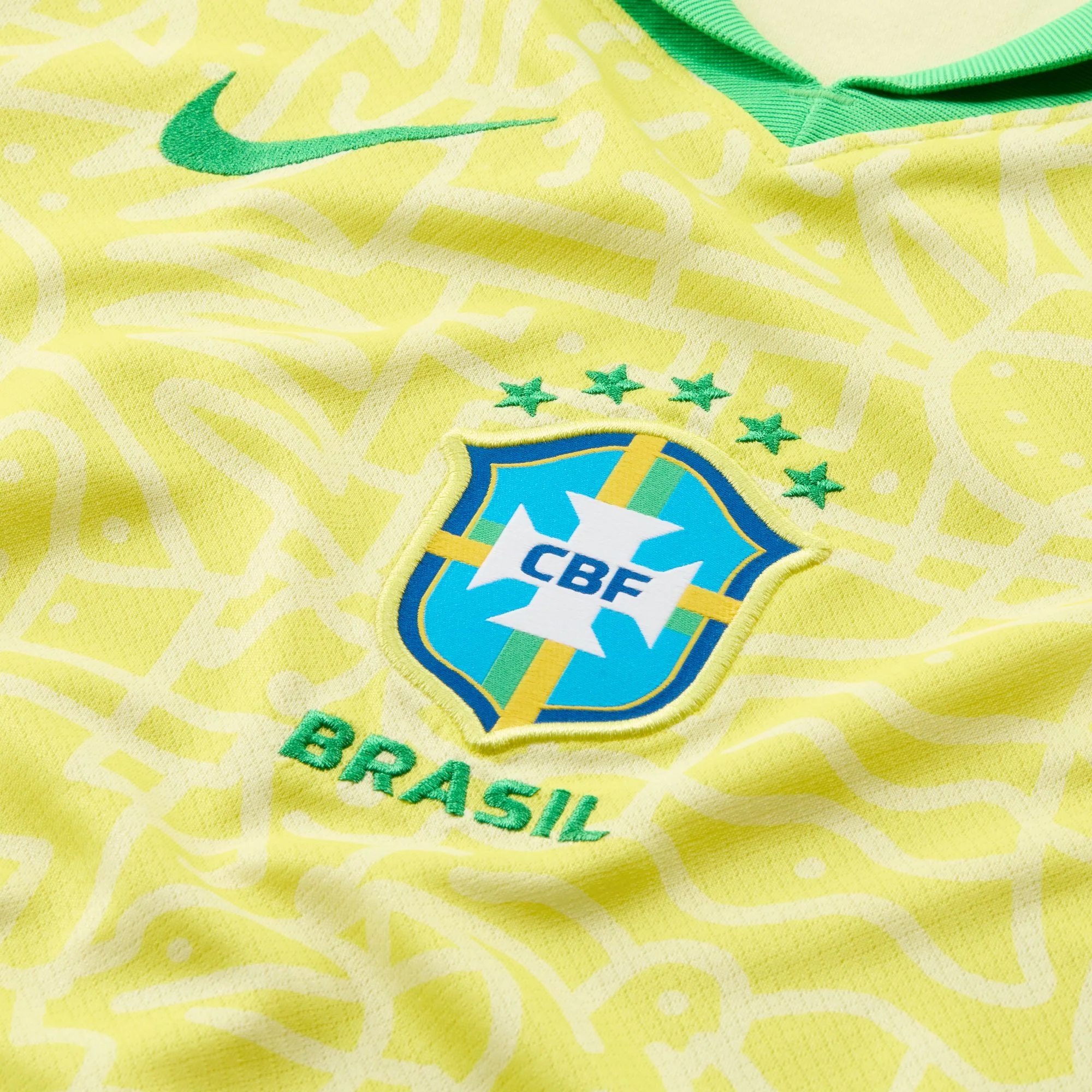 Nike Brazil 2024 Youth Home Stadium Jersey - Image 5