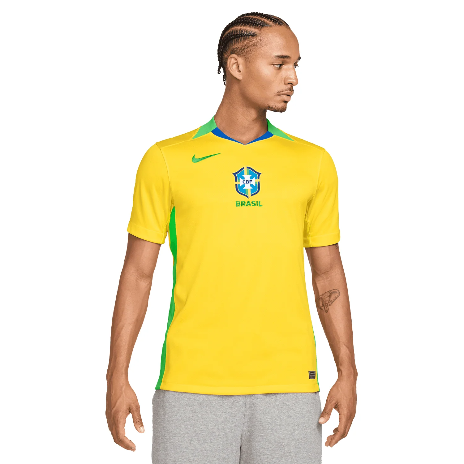 Nike Brazil 2025 Men's Home Stadium Jersey - Image 3