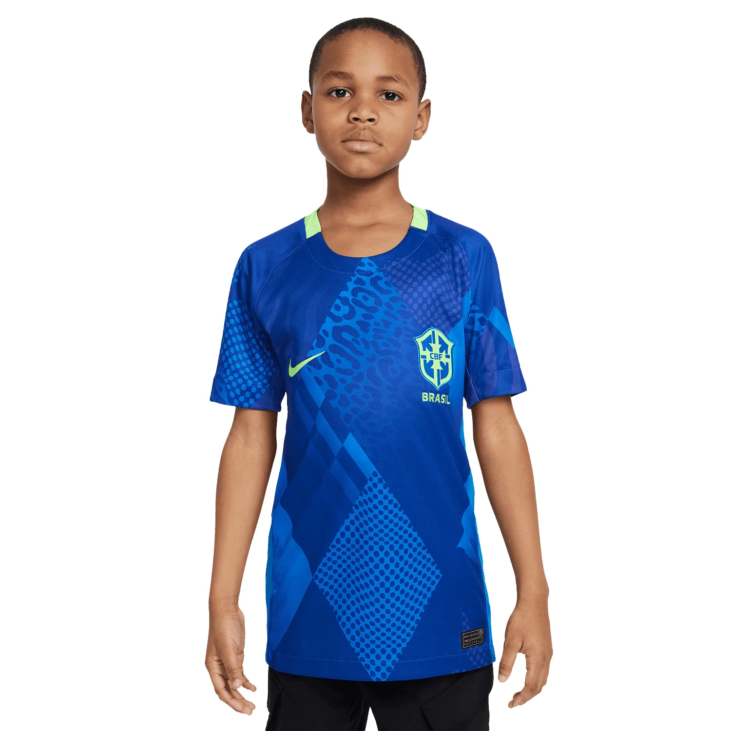 Nike Brazil 2025 Youth Away Stadium Jersey - Image 3
