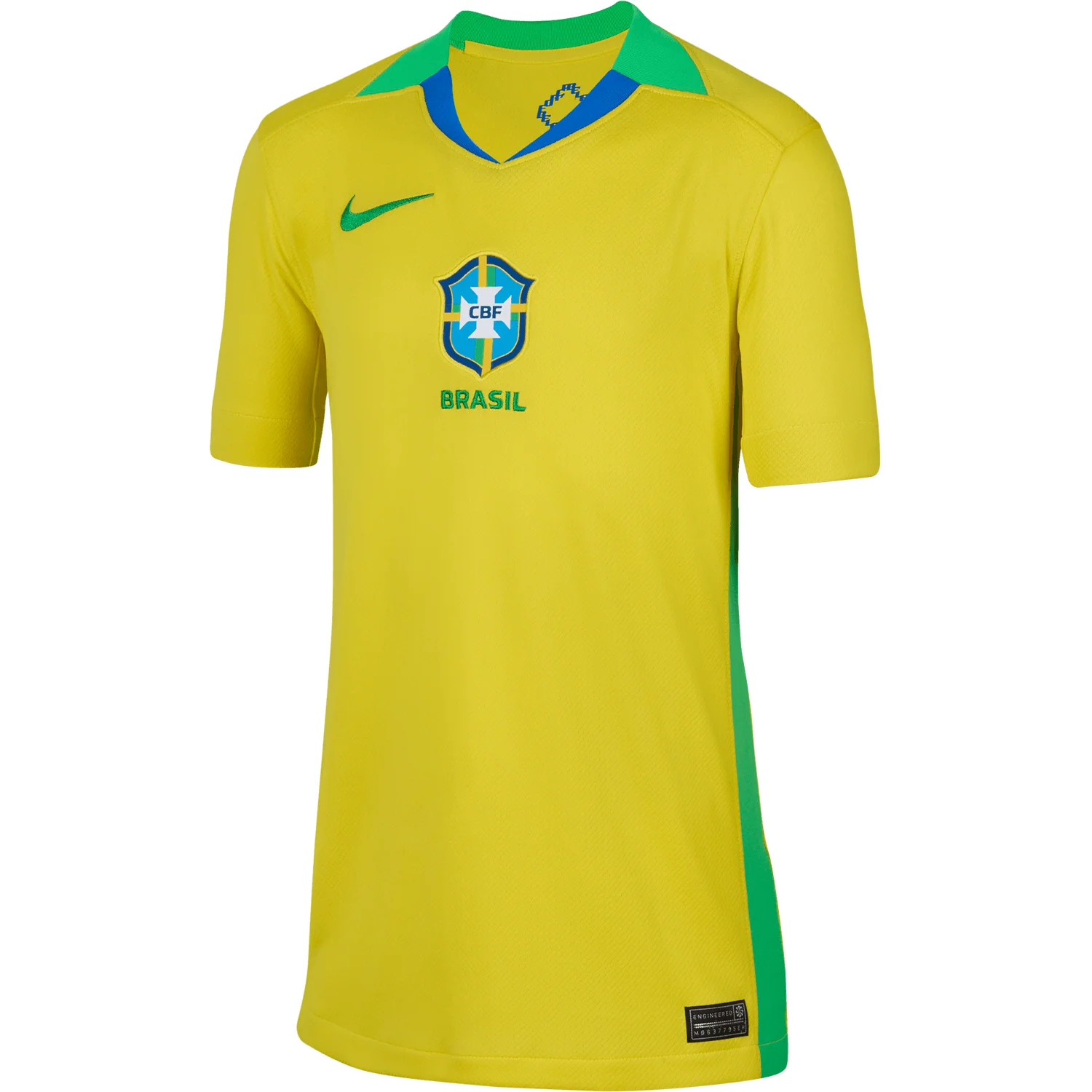 Nike Brazil 2025 Youth Home Stadium Jersey