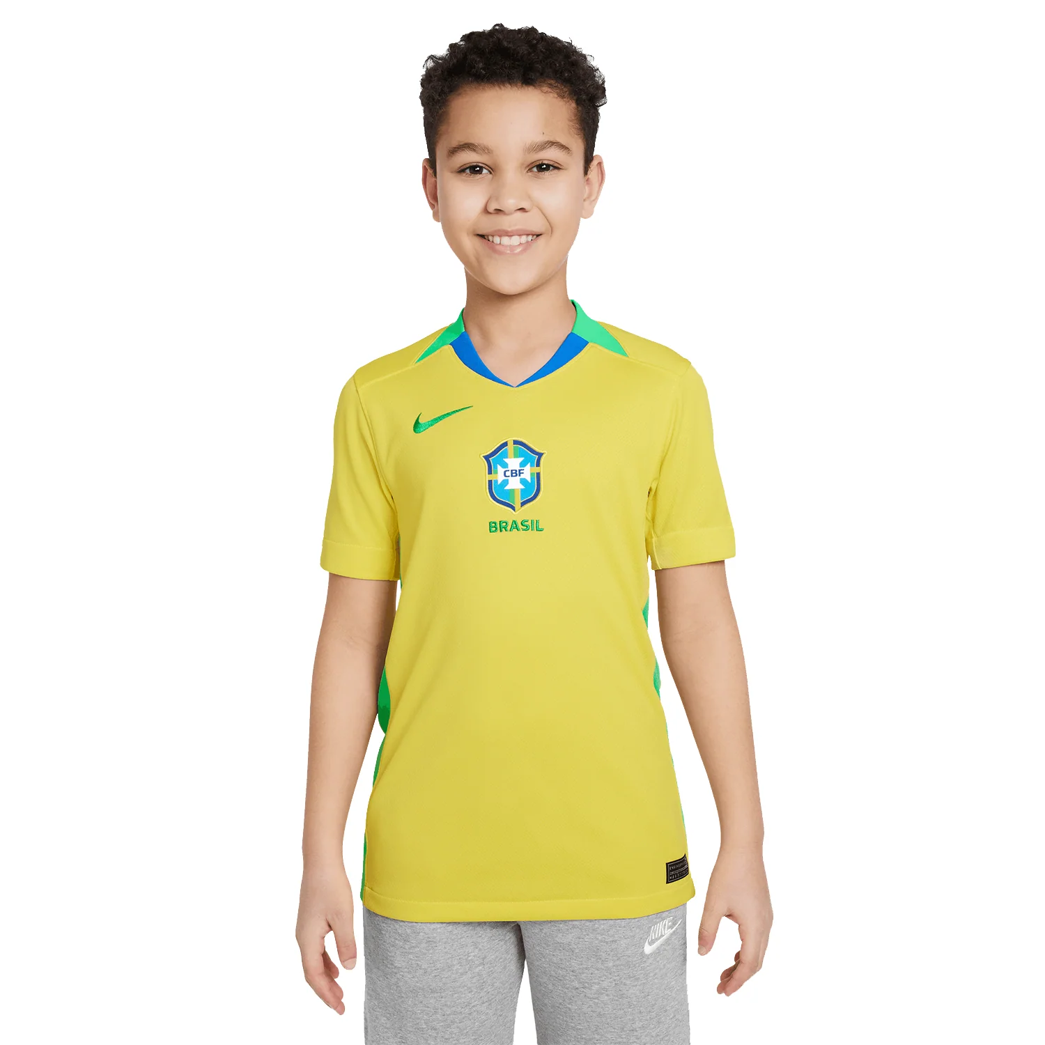 Nike Brazil 2025 Youth Home Stadium Jersey - Image 2
