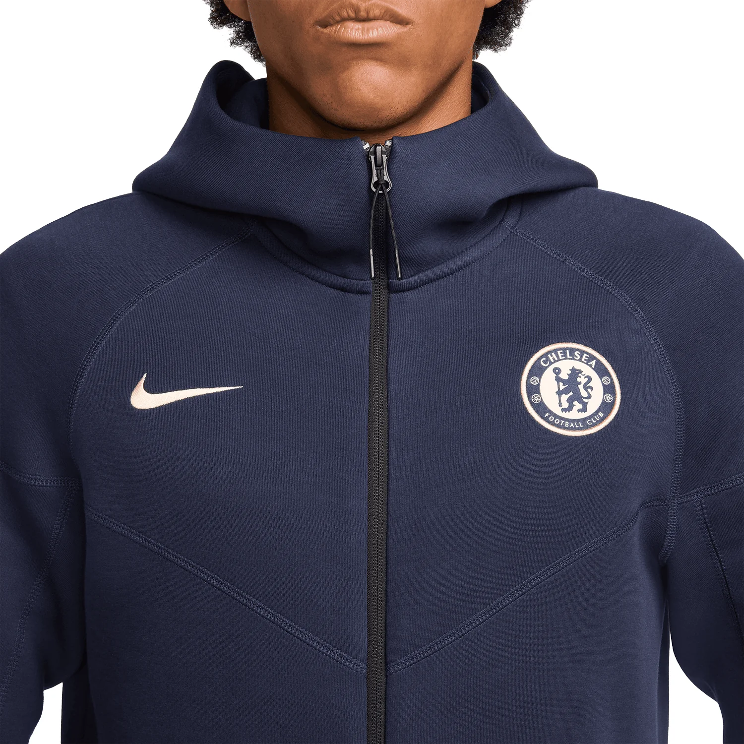 Nike Chelsea FC Men's Tech Fleece Full-Zip Hoodie - Image 4