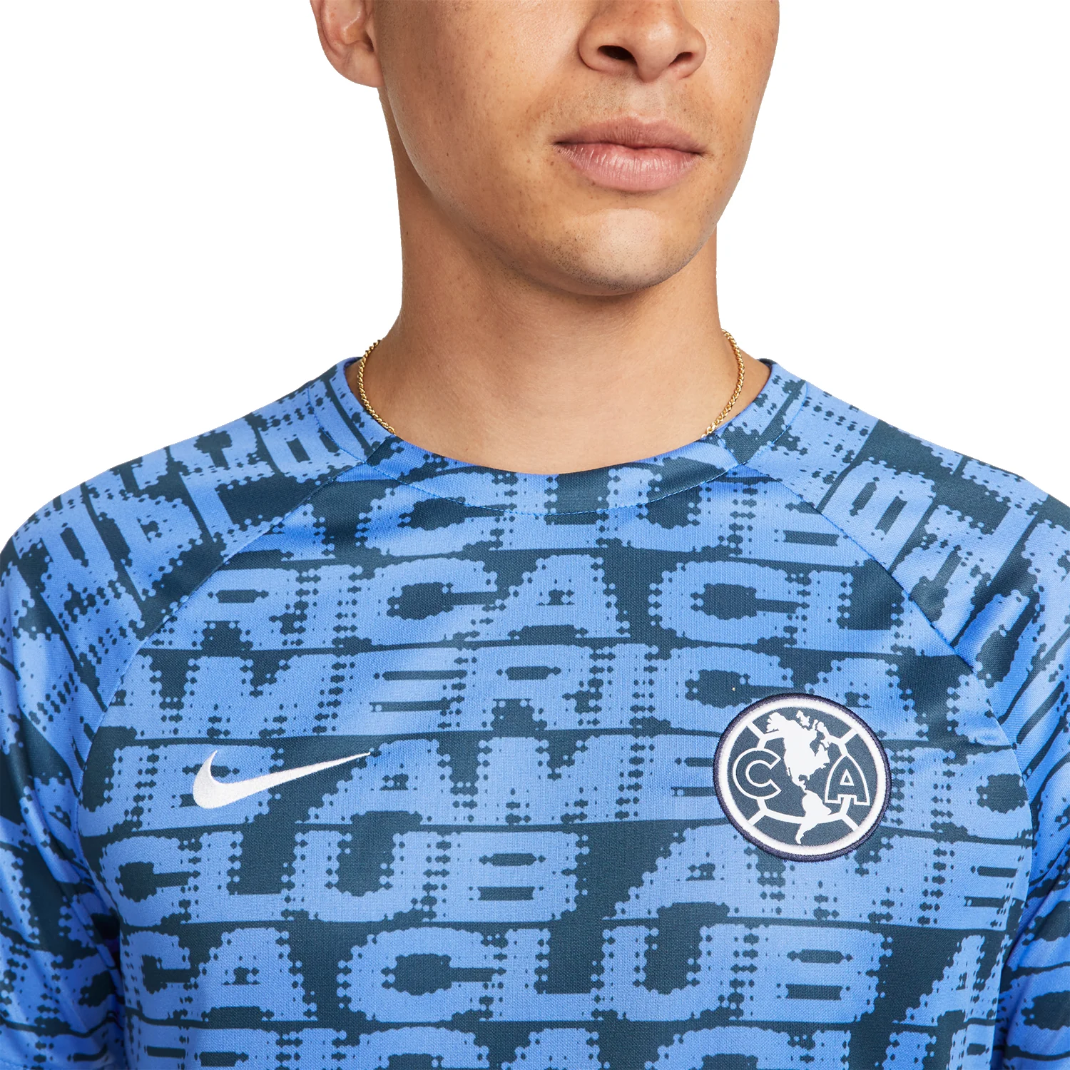 Nike Club America 2022-23 Men's Pre-Match Top - Image 3