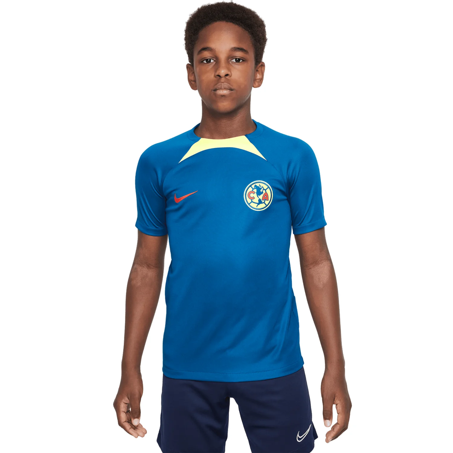 Nike Club America 2022-23 Youth Academy Pro Short Sleeve Pre-Match Top - Image 3