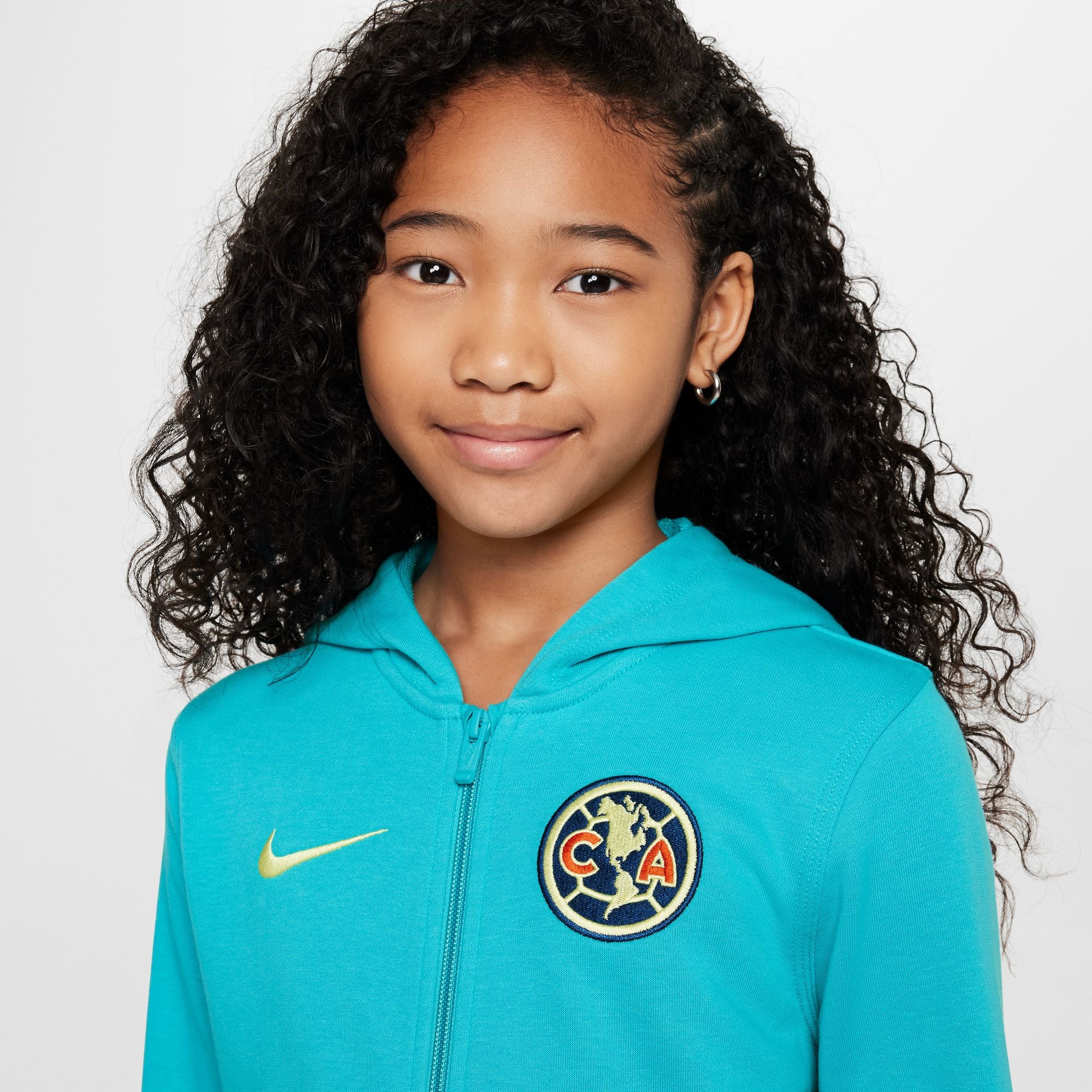 Nike Club America Youth Club Full Zip Hoodie - Image 3