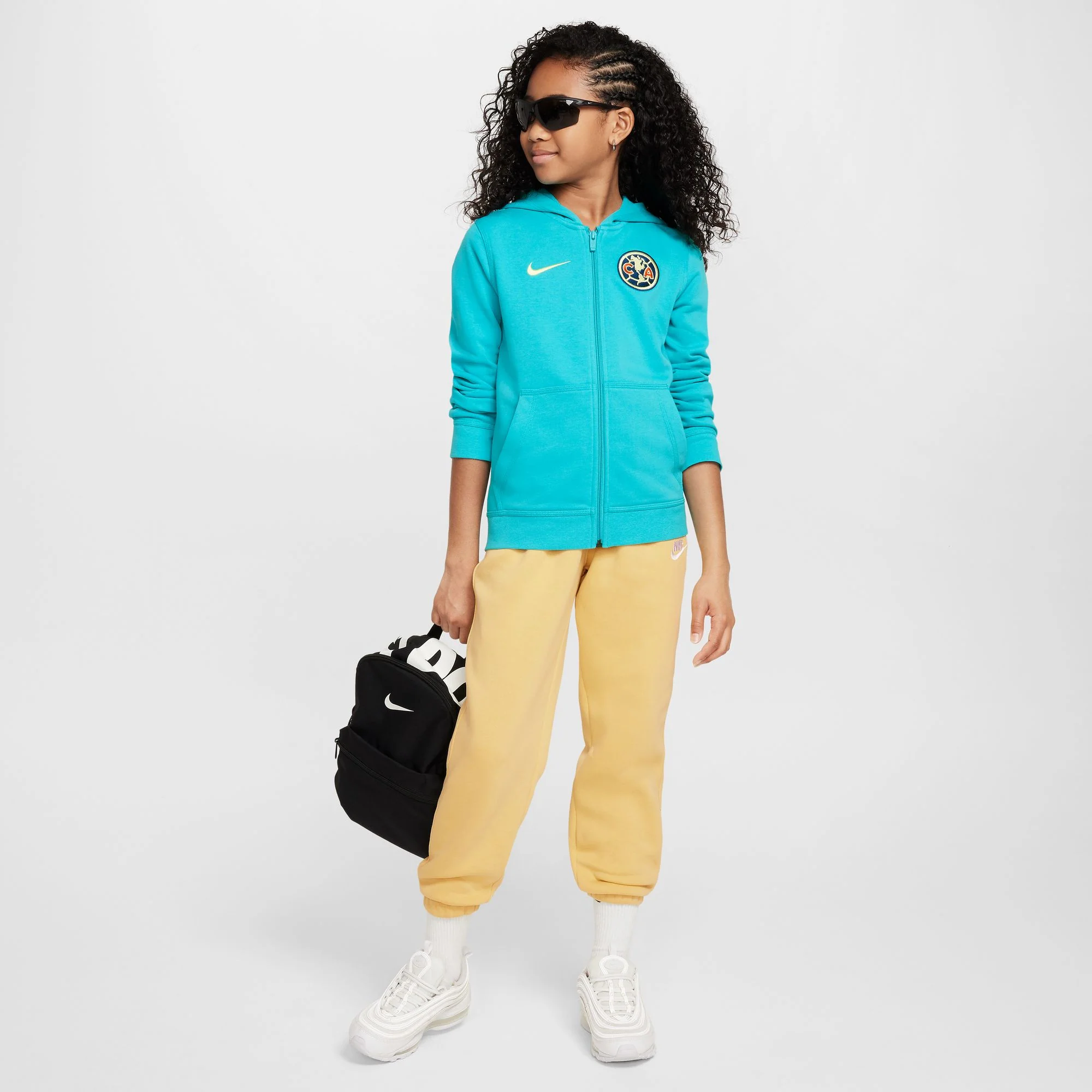 Nike Club America Youth Club Full Zip Hoodie - Image 9