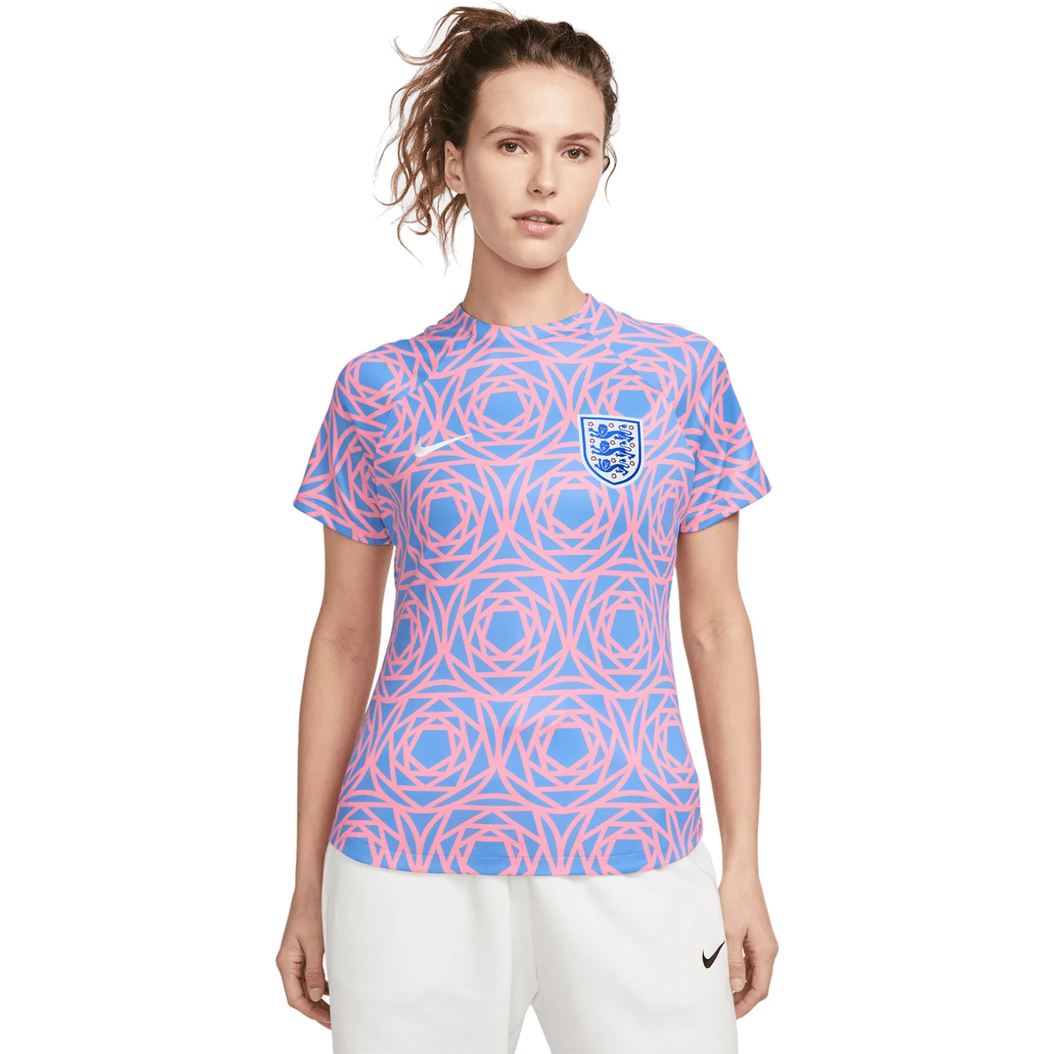 Nike England Women's Short Sleeve Academy Pro Pre-Match Top
