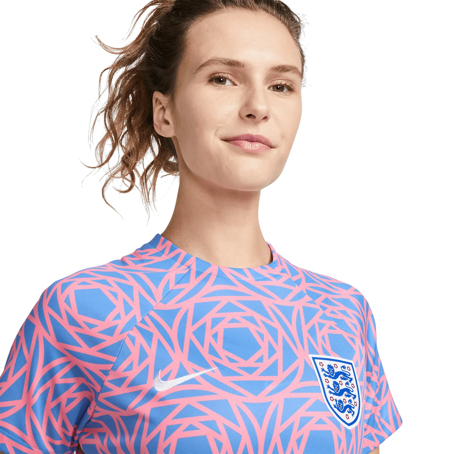 Nike England Women's Short Sleeve Academy Pro Pre-Match Top - Image 3