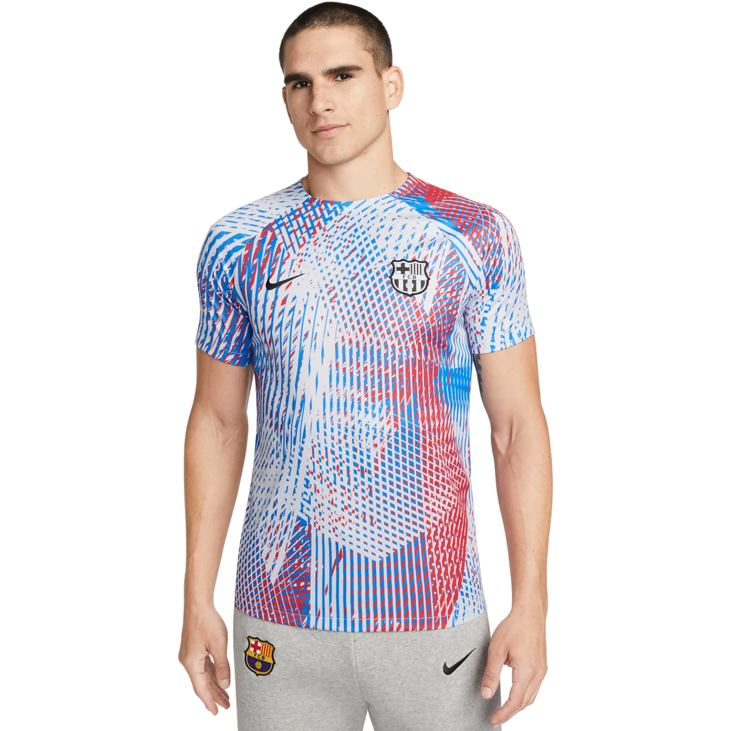 Nike FC Barcelona 2022-23 Men's Champions League Pre-Match Top