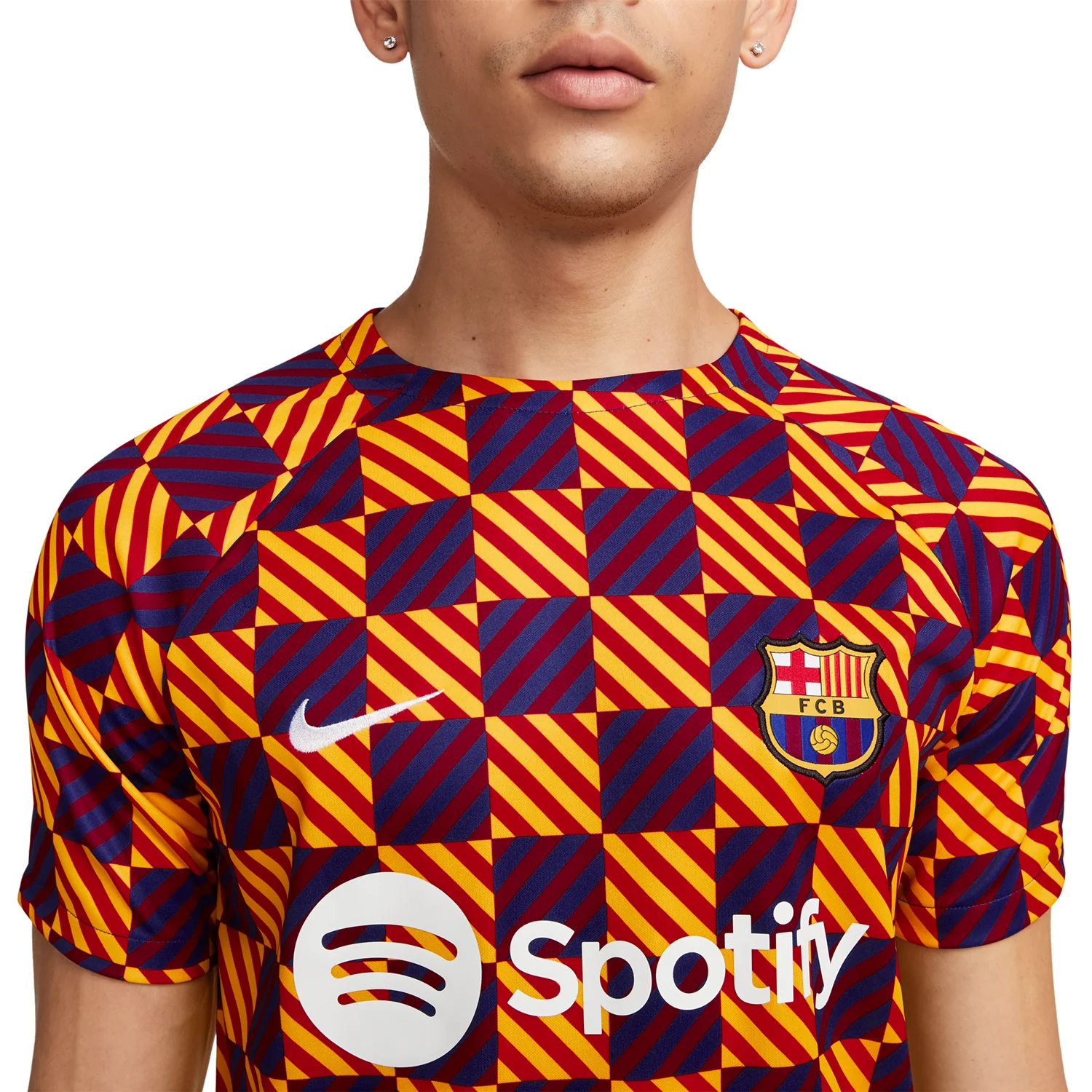 Nike FC Barcelona 2022-23 Men's Pre-Match Top - Image 3