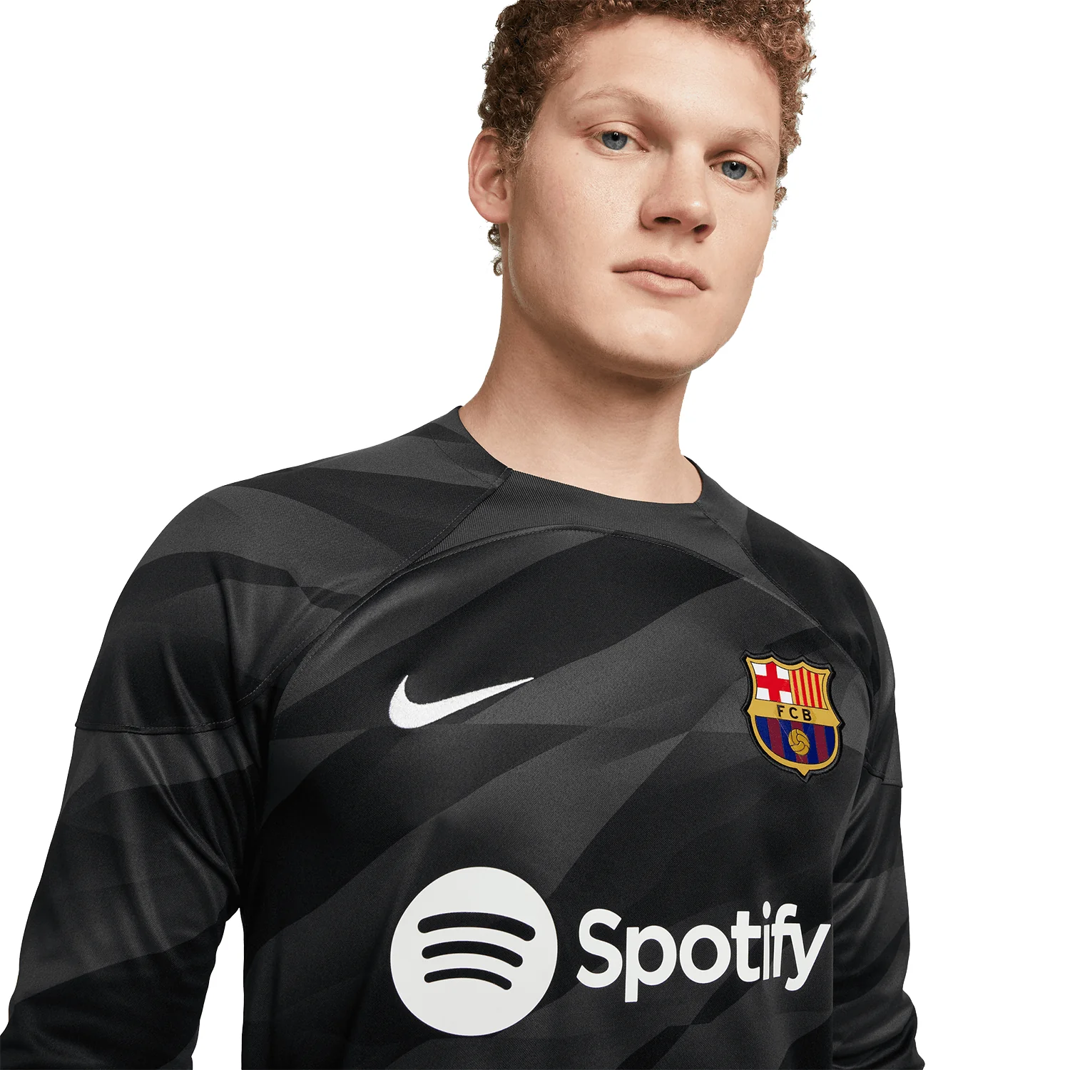 Nike FC Barcelona 2023-24 Men's Long Sleeve Goalkeeper Jersey - Image 3