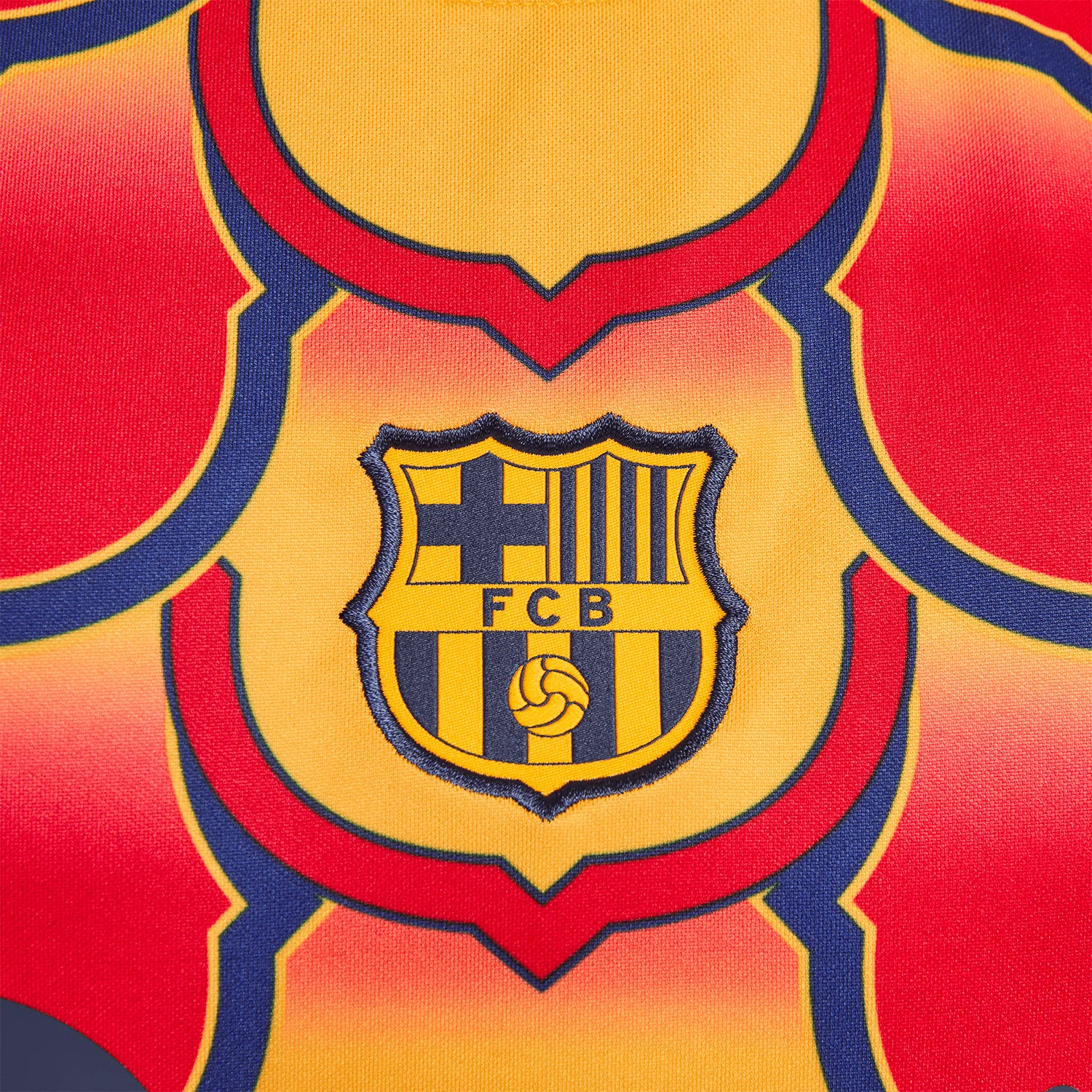 Nike FC Barcelona 2023-24 Men's Short Sleeve Academy Pro Pre-Match Top - Image 4