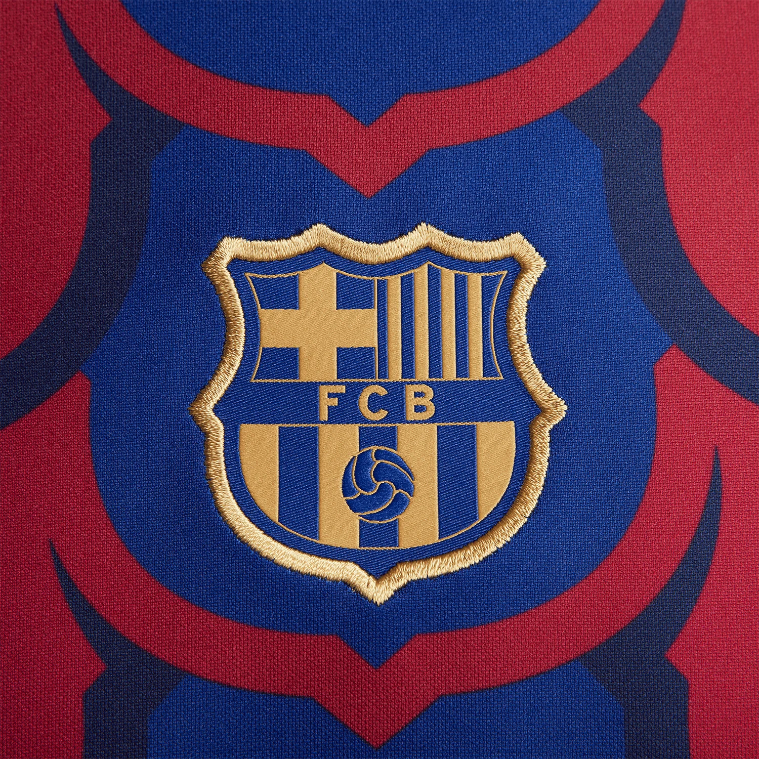 Nike FC Barcelona 2023-24 Men's Short Sleeve Academy Pro Pre-Match Top - Image 5