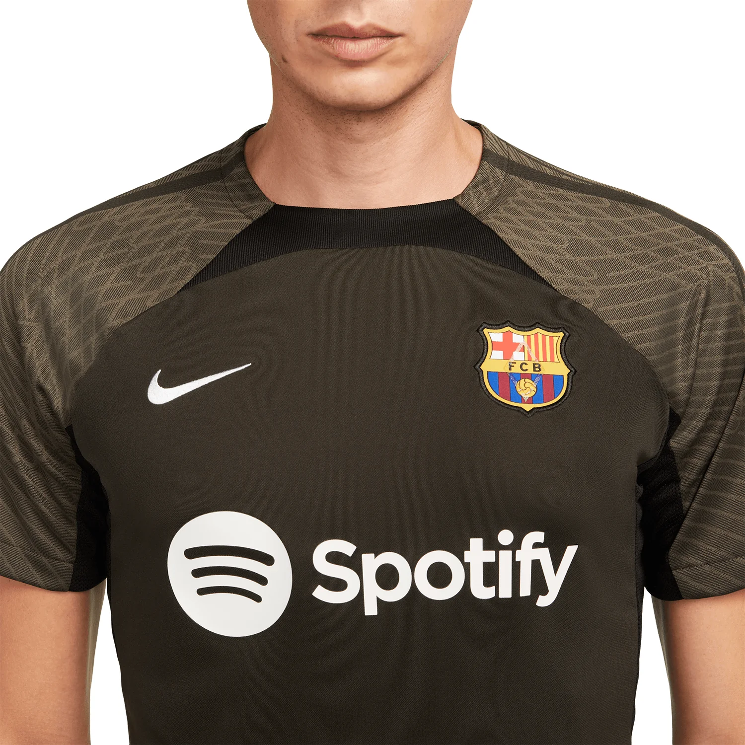 Nike FC Barcelona 2023-24 Men's Short Sleeve Strike Top - Image 3