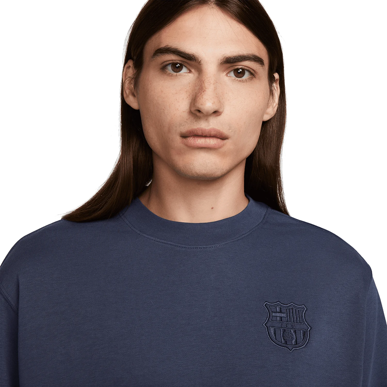Nike FC Barcelona Men's Club Crewneck Sweater - Image 3